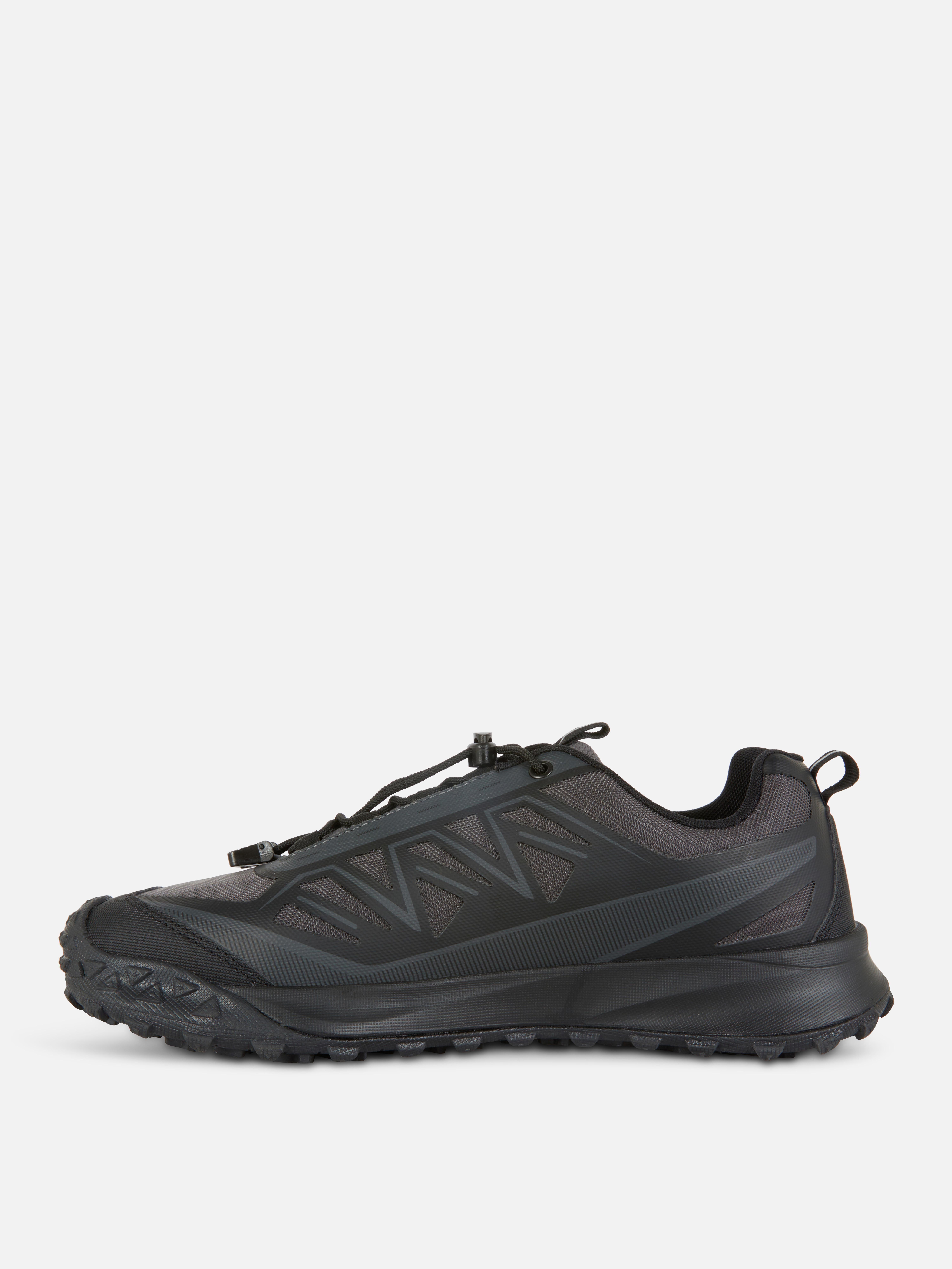 Men's Black Panelled Runner Trainers Primark