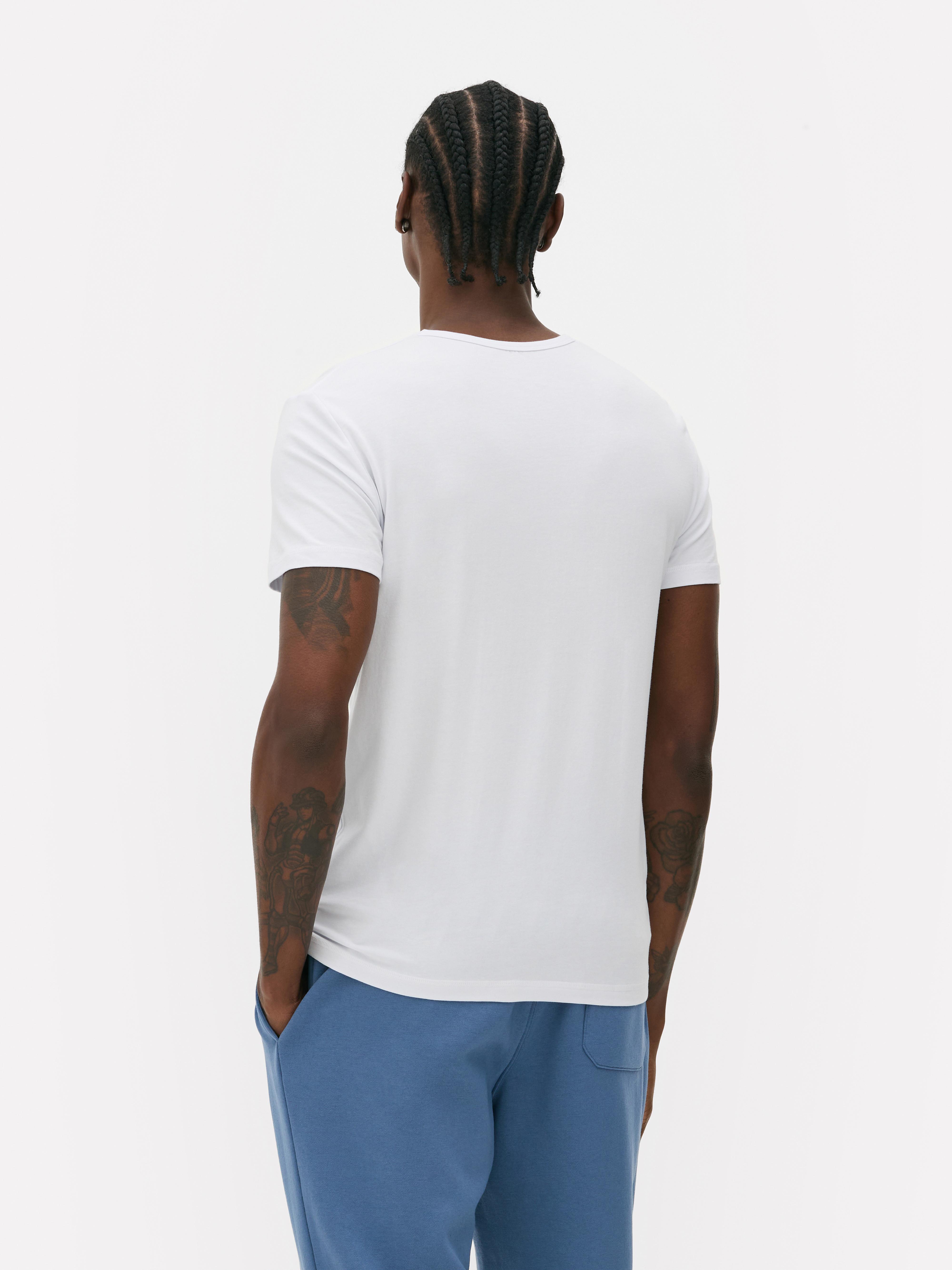 Kurzarm-T-Shirts mit Rundhalsausschnitt, 2er-Pack