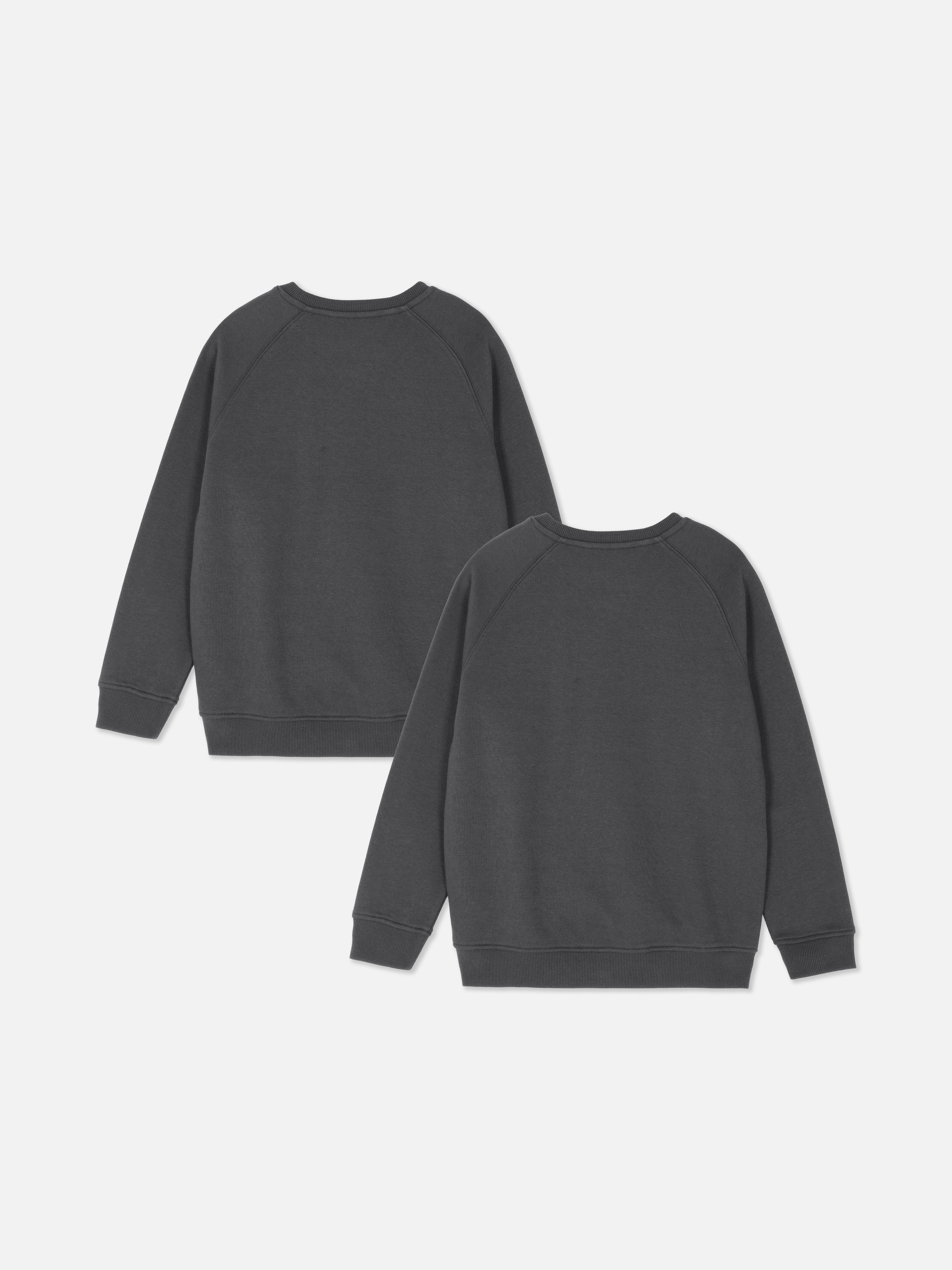 2pk Older Boy School Uniform Sweatshirts