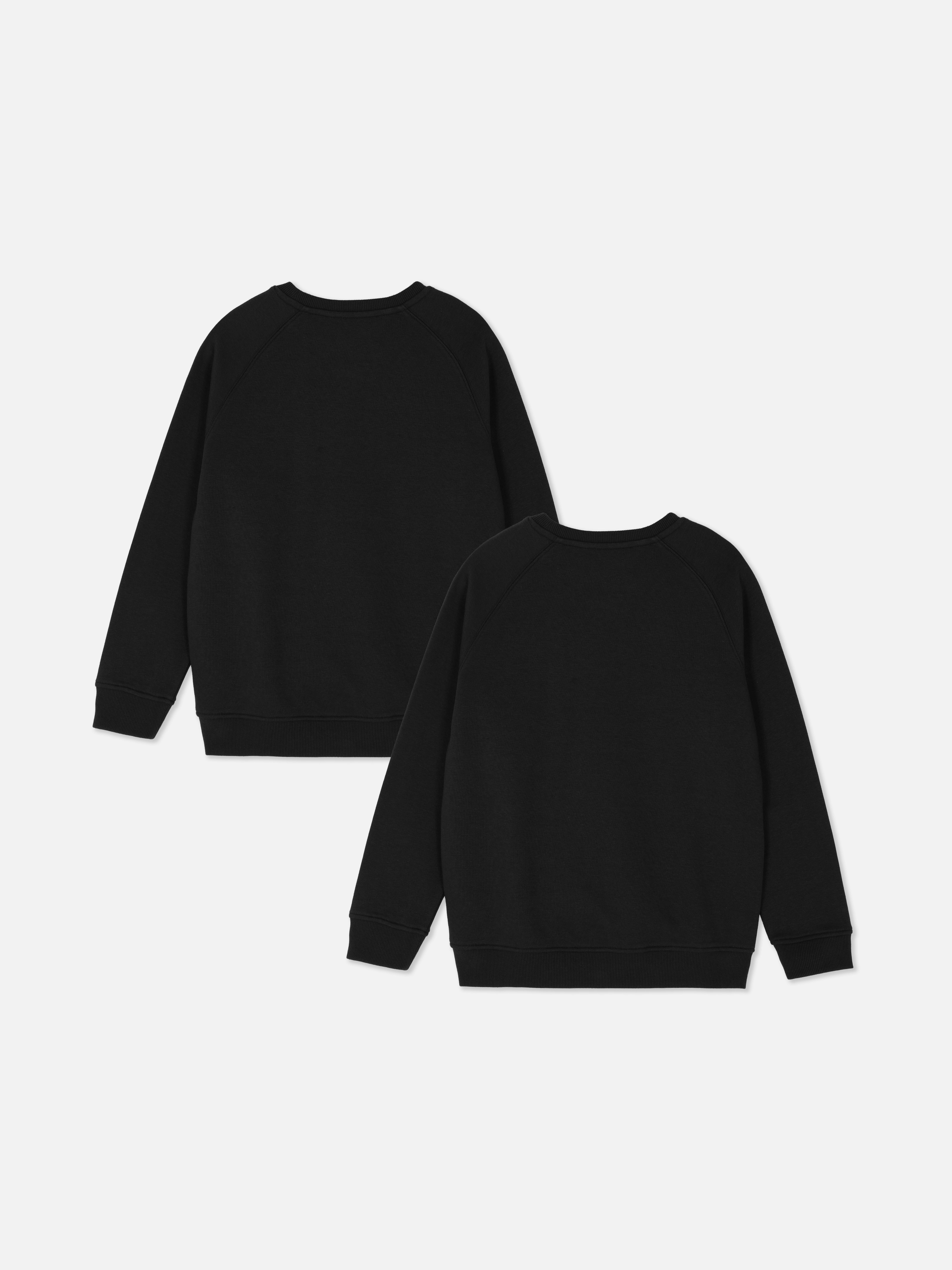 Boys Black 2pk Older Boy School Uniform Sweatshirts Primark