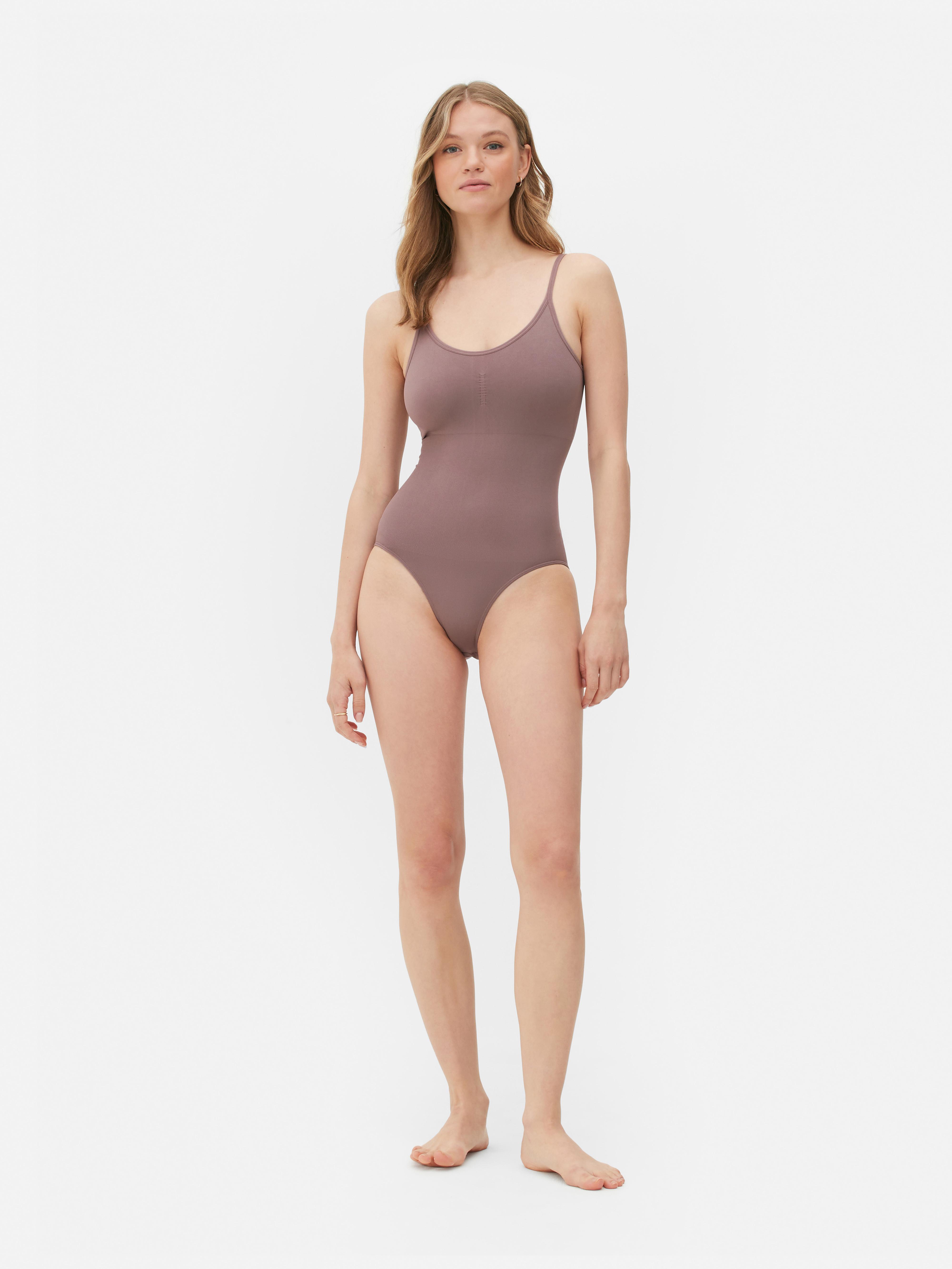 Body modellante senza cuciture con scollo rotondo Mocha Donna Primark