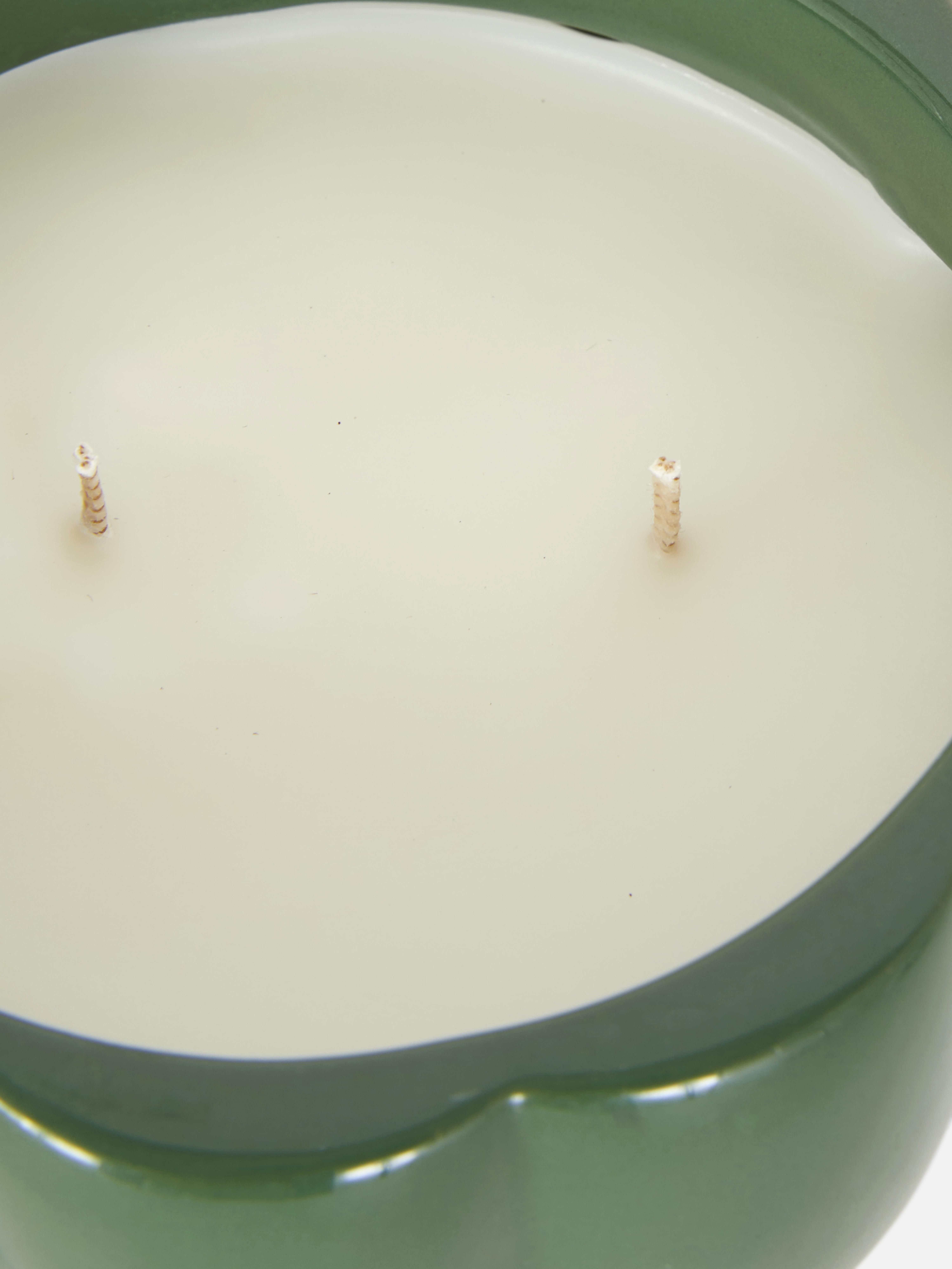 Green TwoWick Candle in Pumpkin Jar Primark