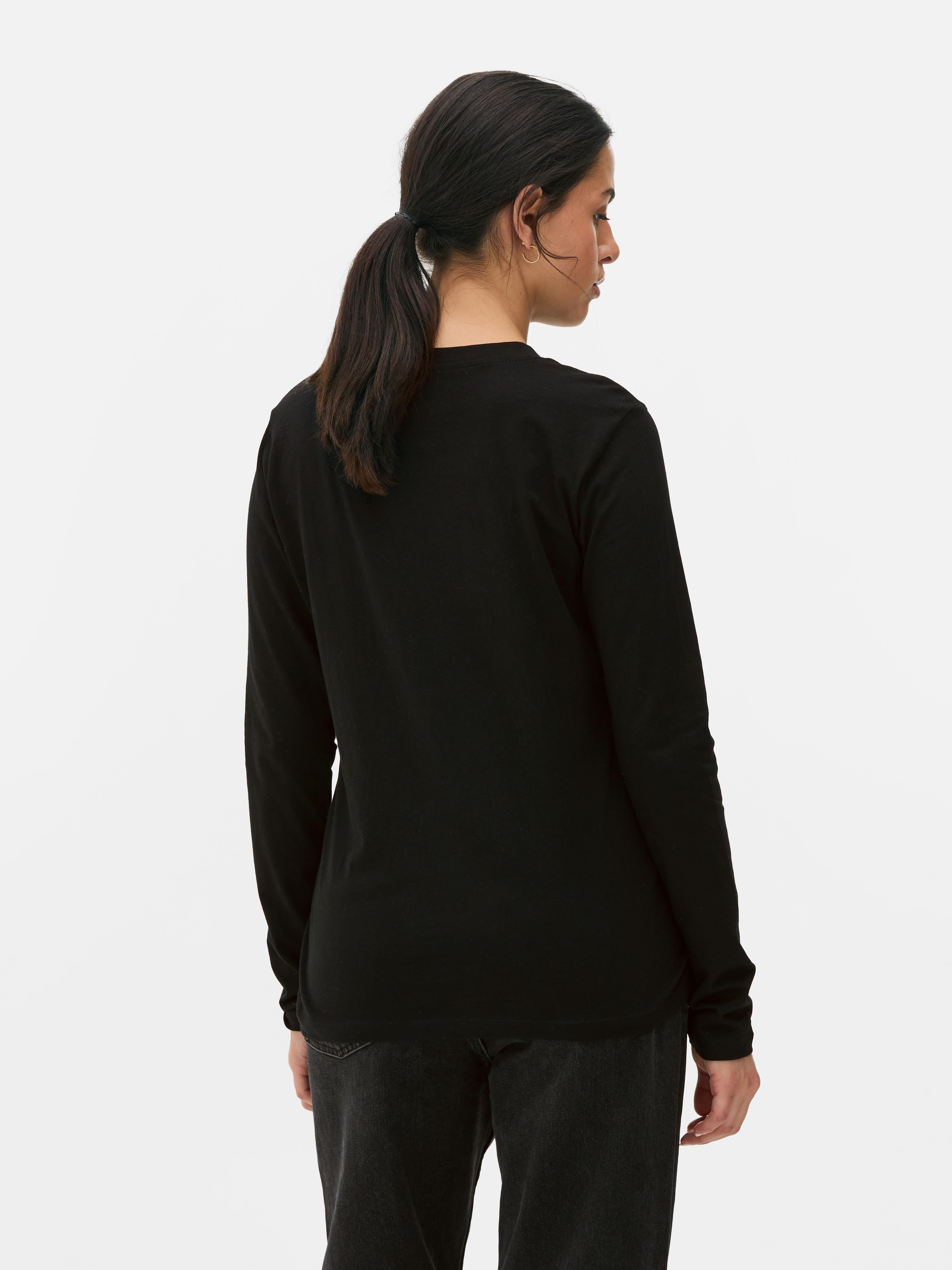 Long Sleeve Cotton Crew Neck