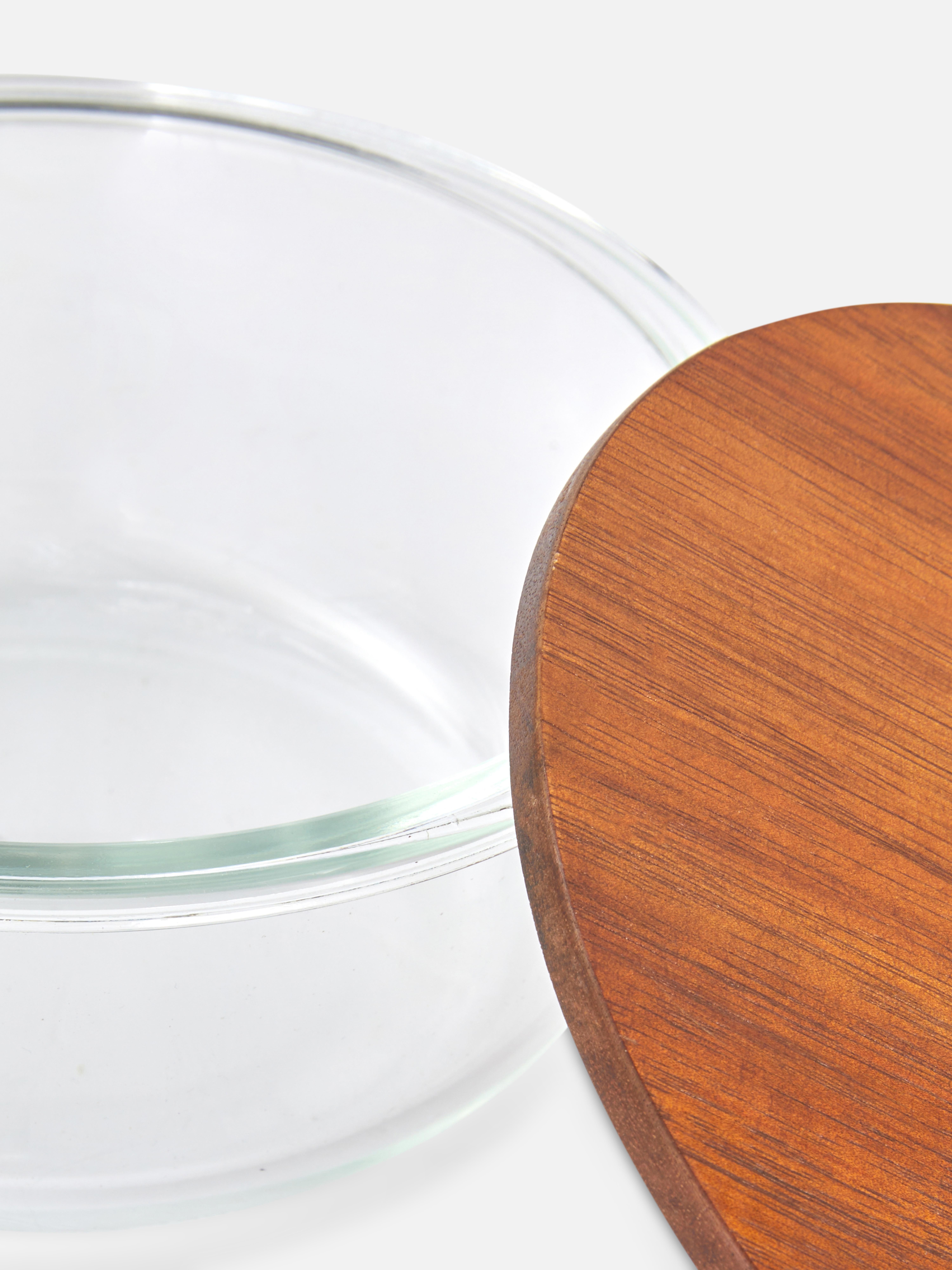 Runder Aufbewahrungsbehälter aus Glas