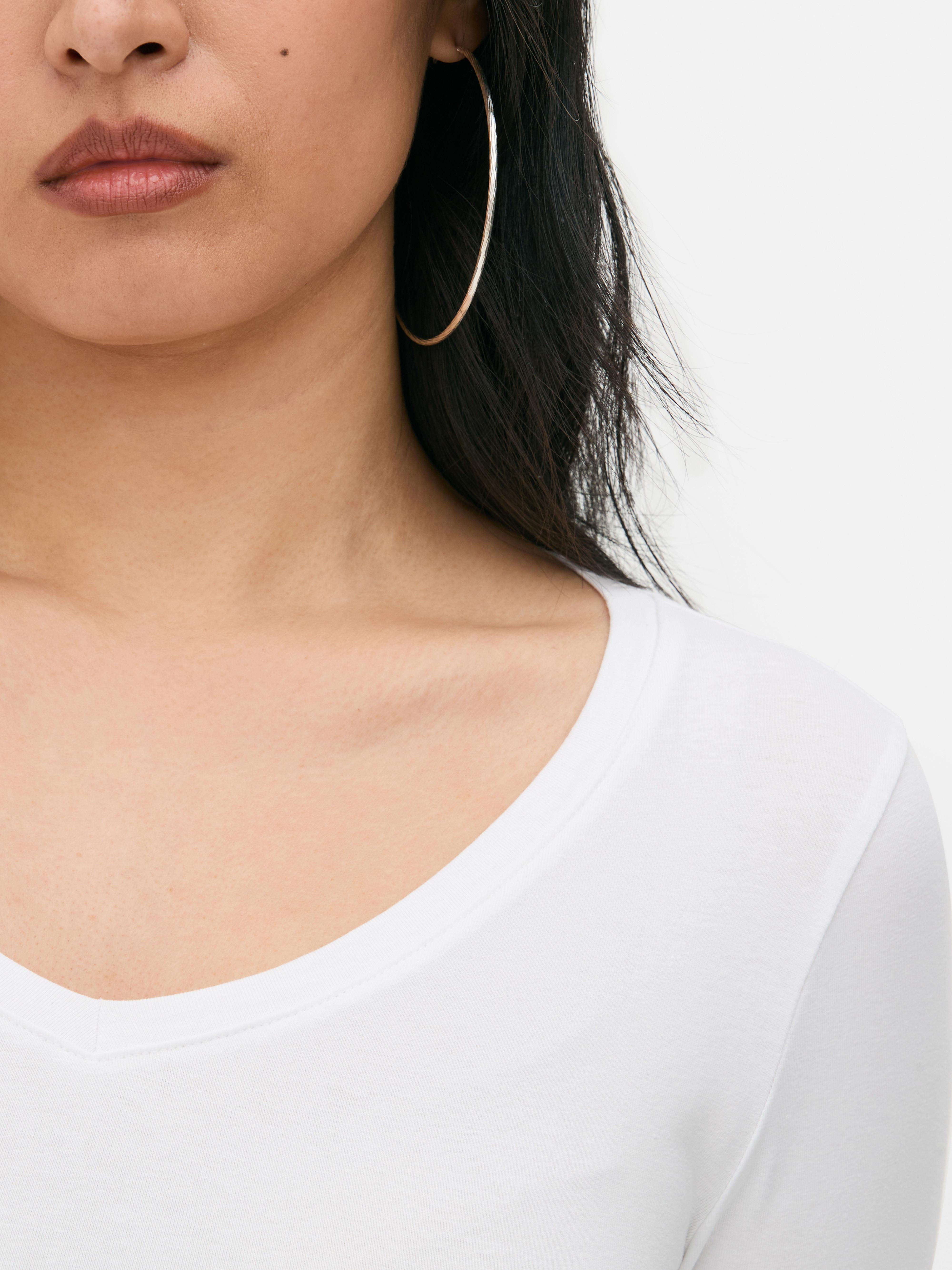 V-Neck Long Sleeve T-Shirt