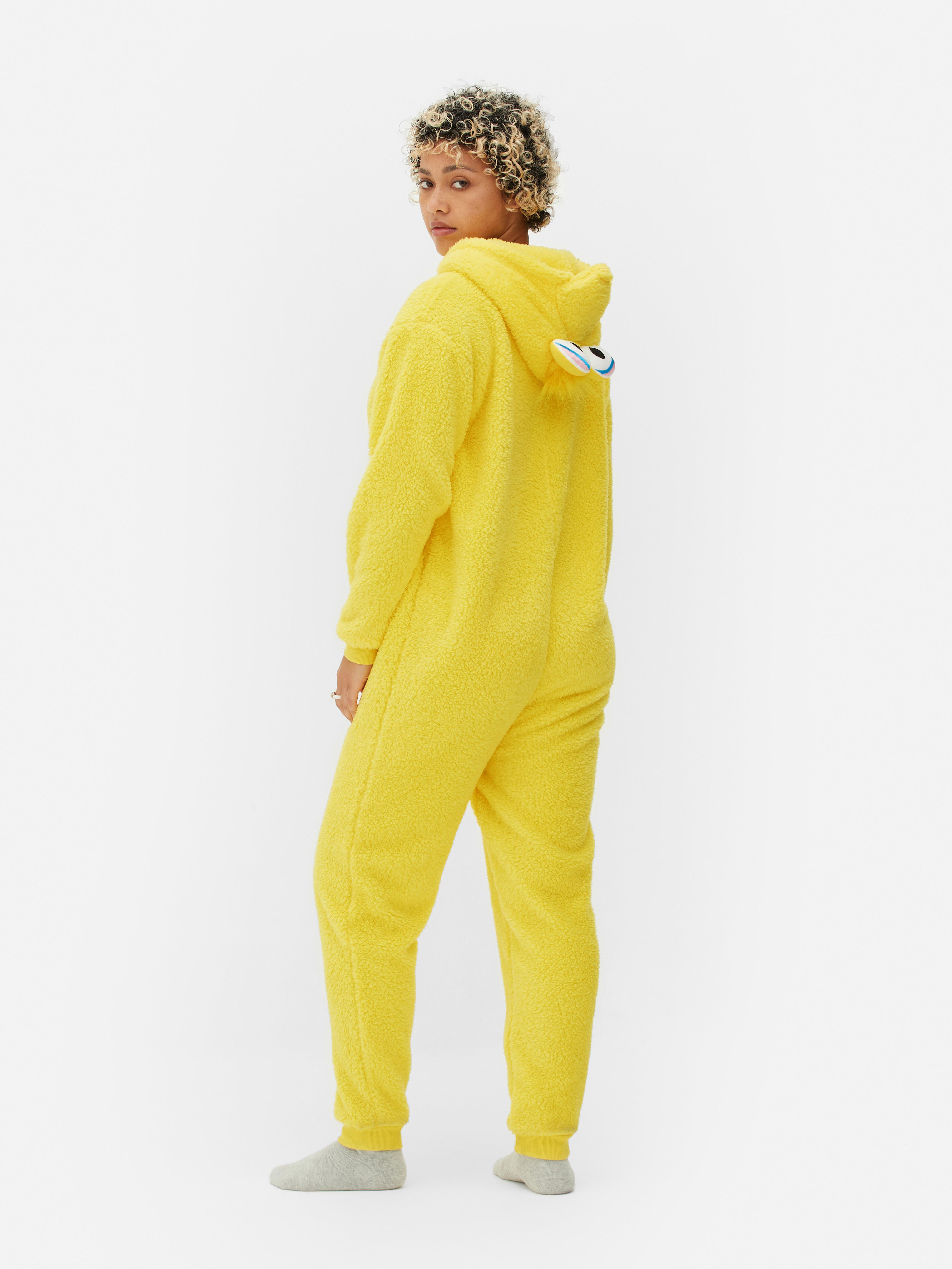 Womens Yellow Women s Sesame Street Character Onesie Primark