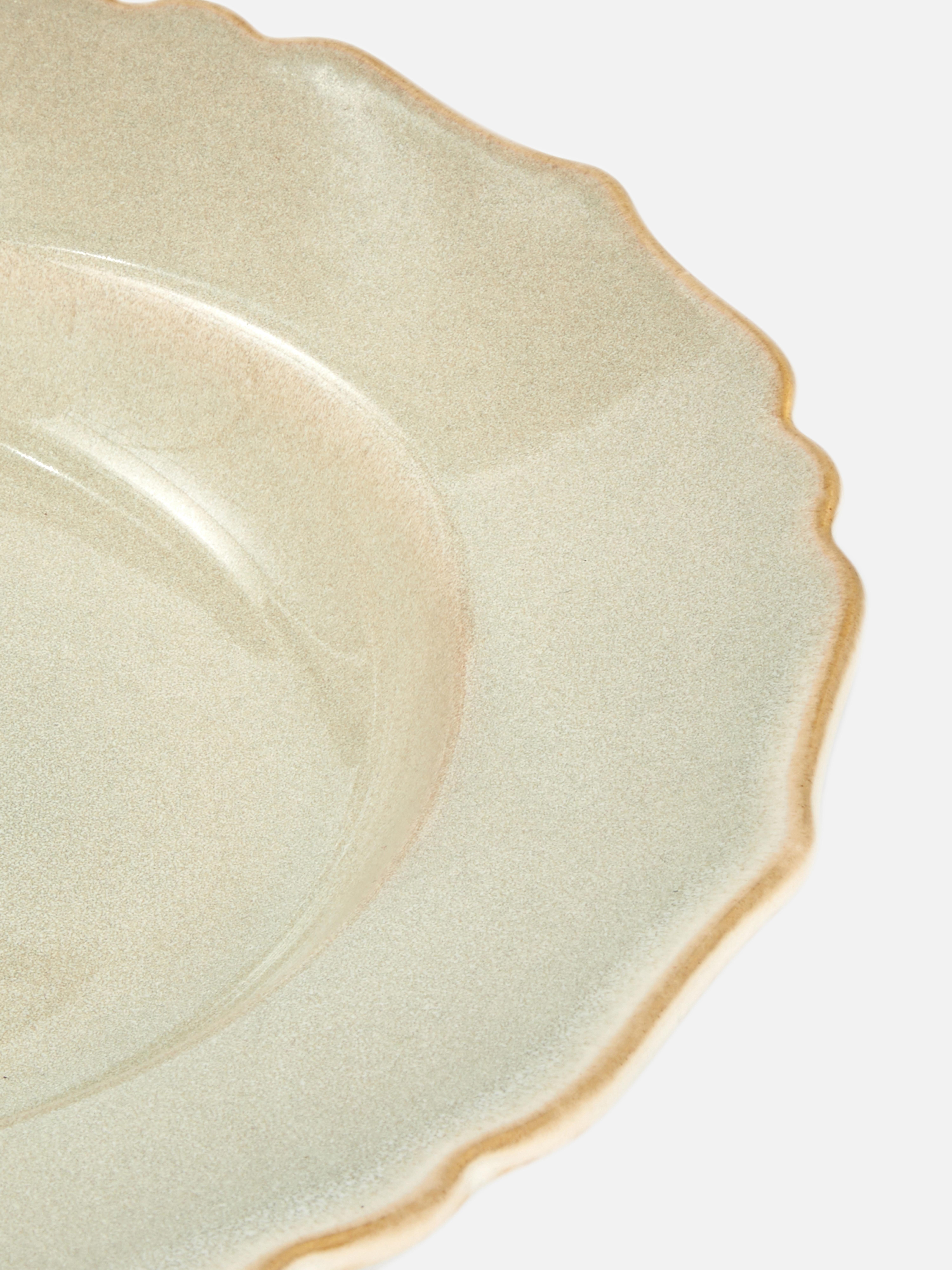 Scalloped Edge Pasta Bowl