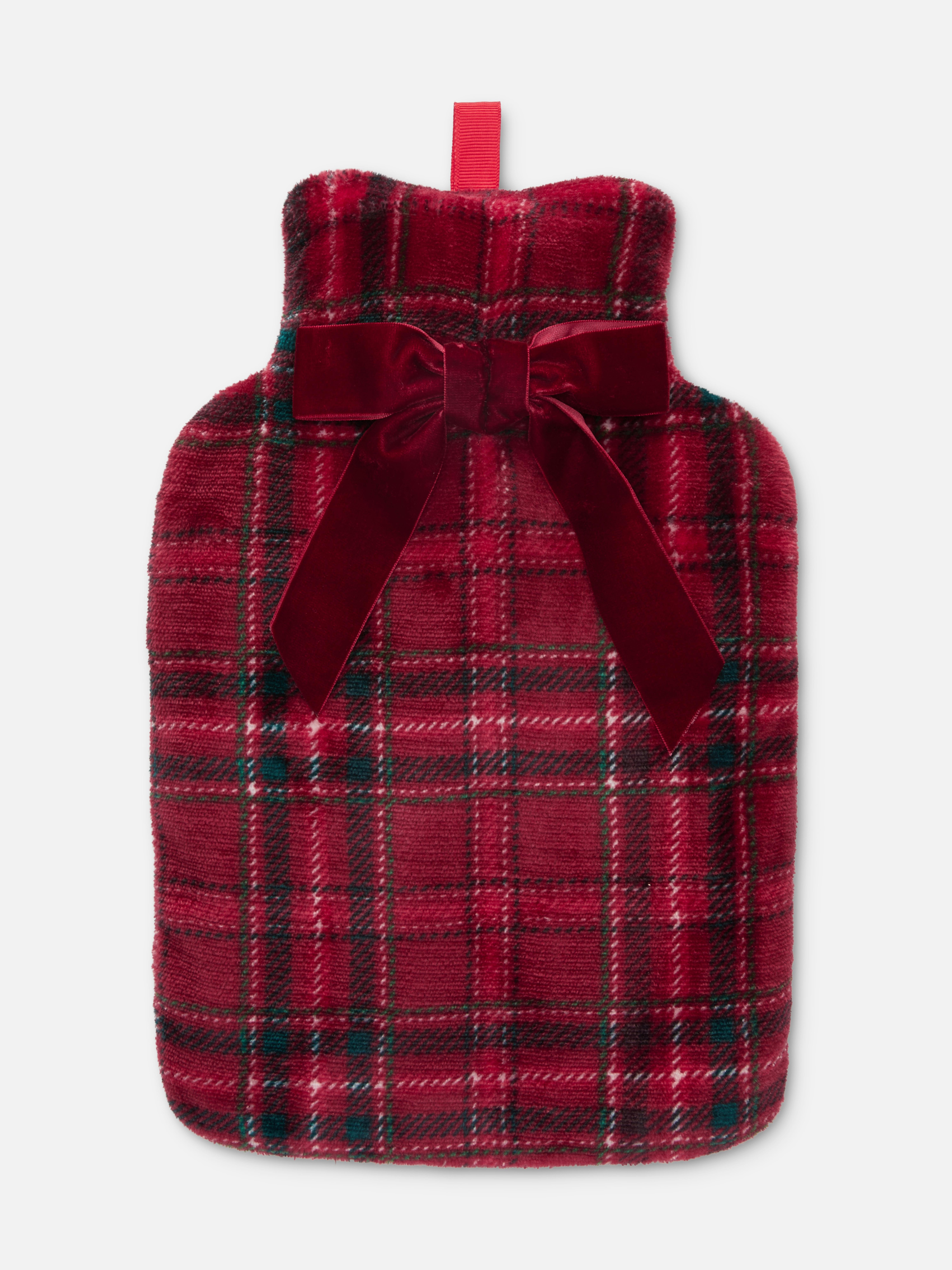Red 2l Patterned Hot Water Bottle Penneys
