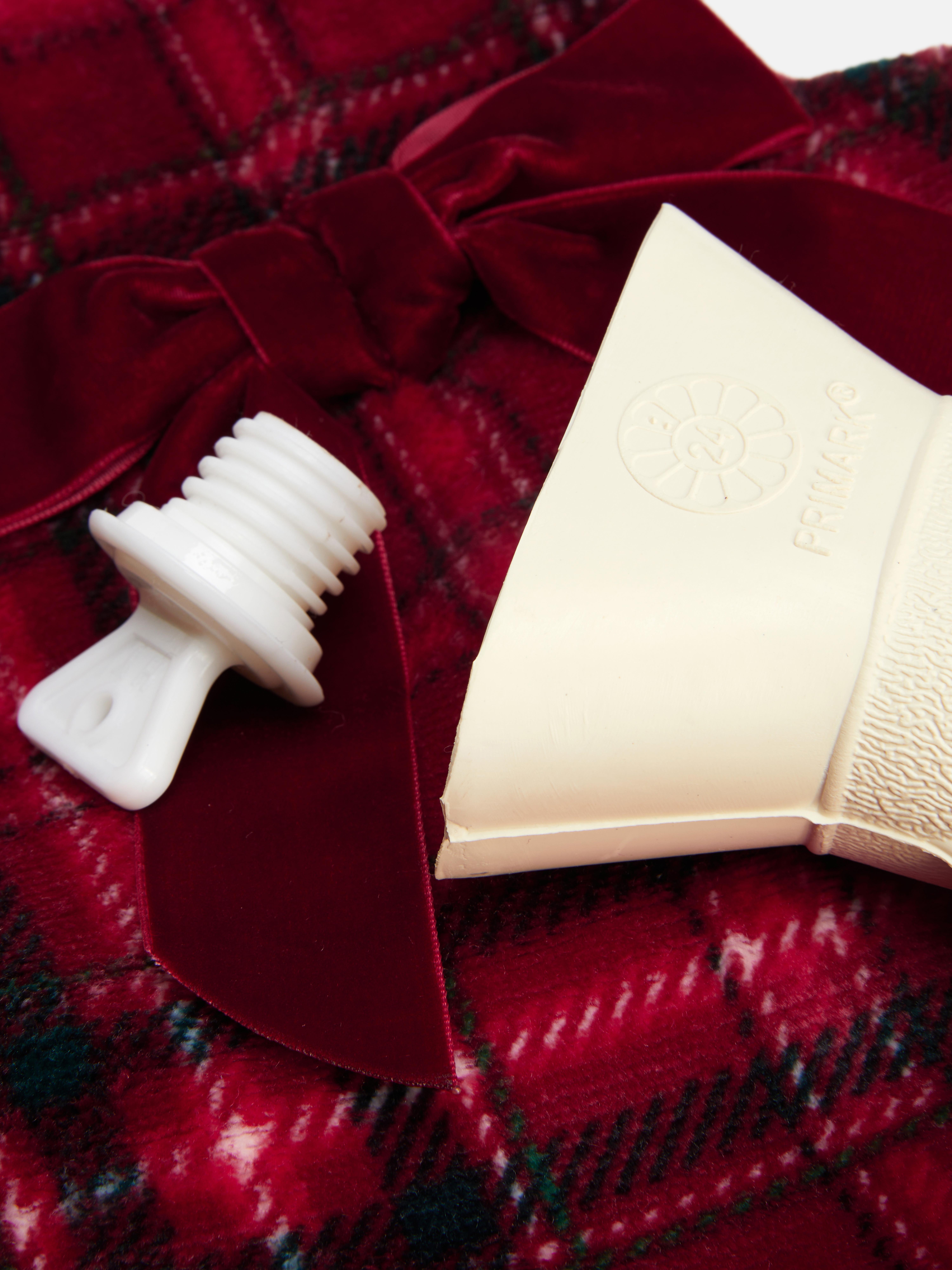 Red 2l Patterned Hot Water Bottle Penneys