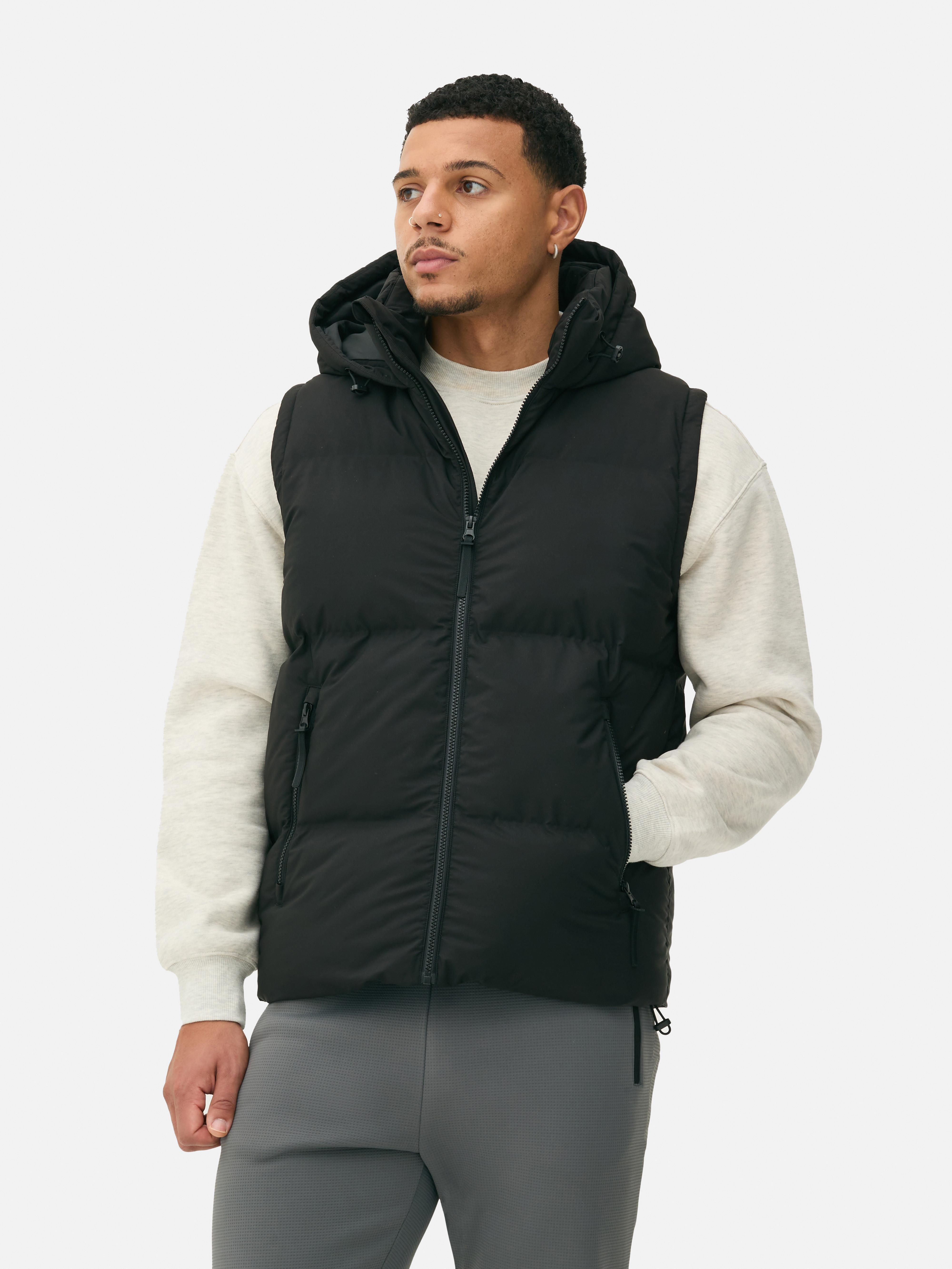 Gilet imbottito uomo con cappuccio best sale