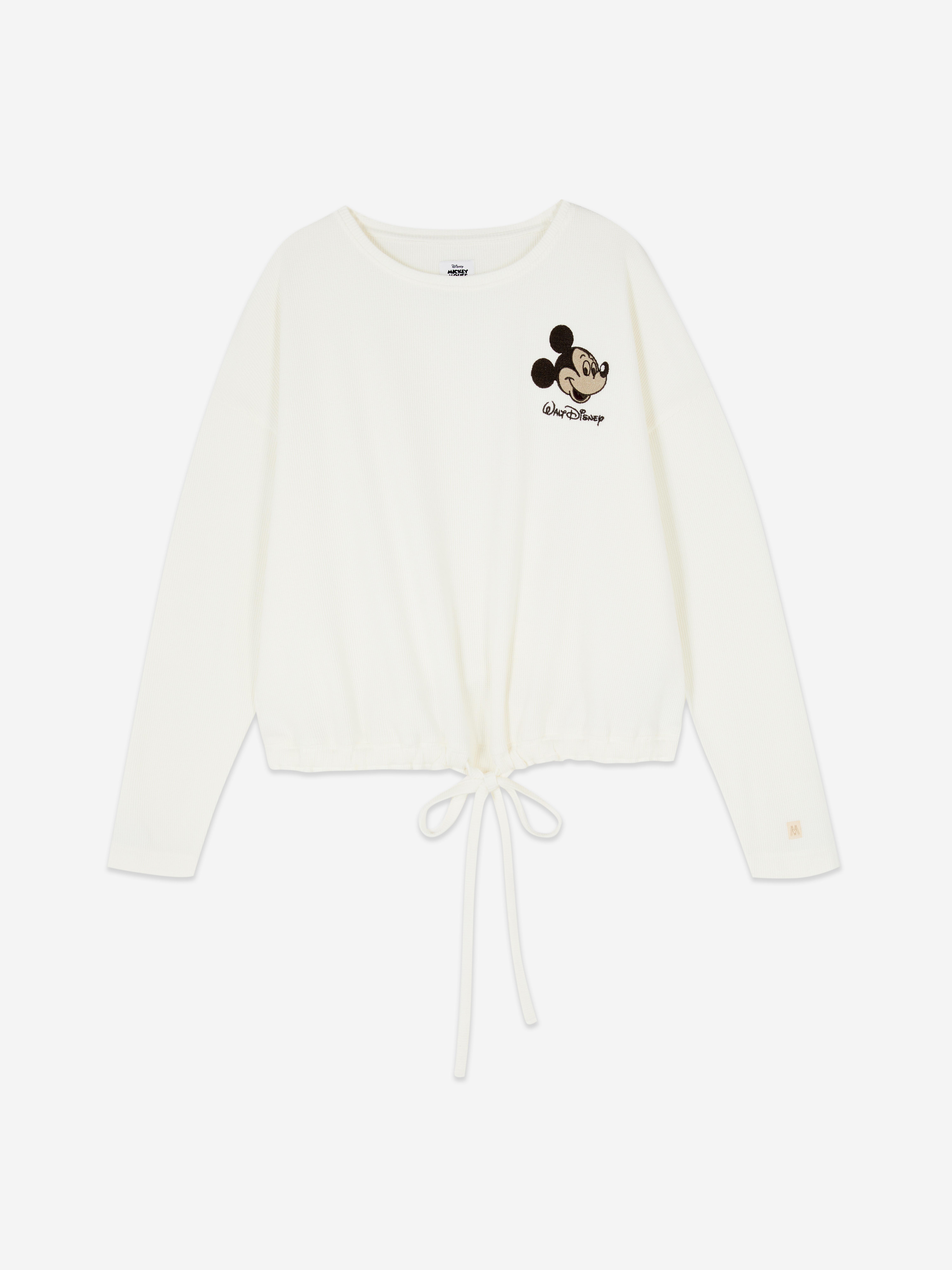 Disney Mickey egeres, ostyamintás textúrájú pizsamafelső