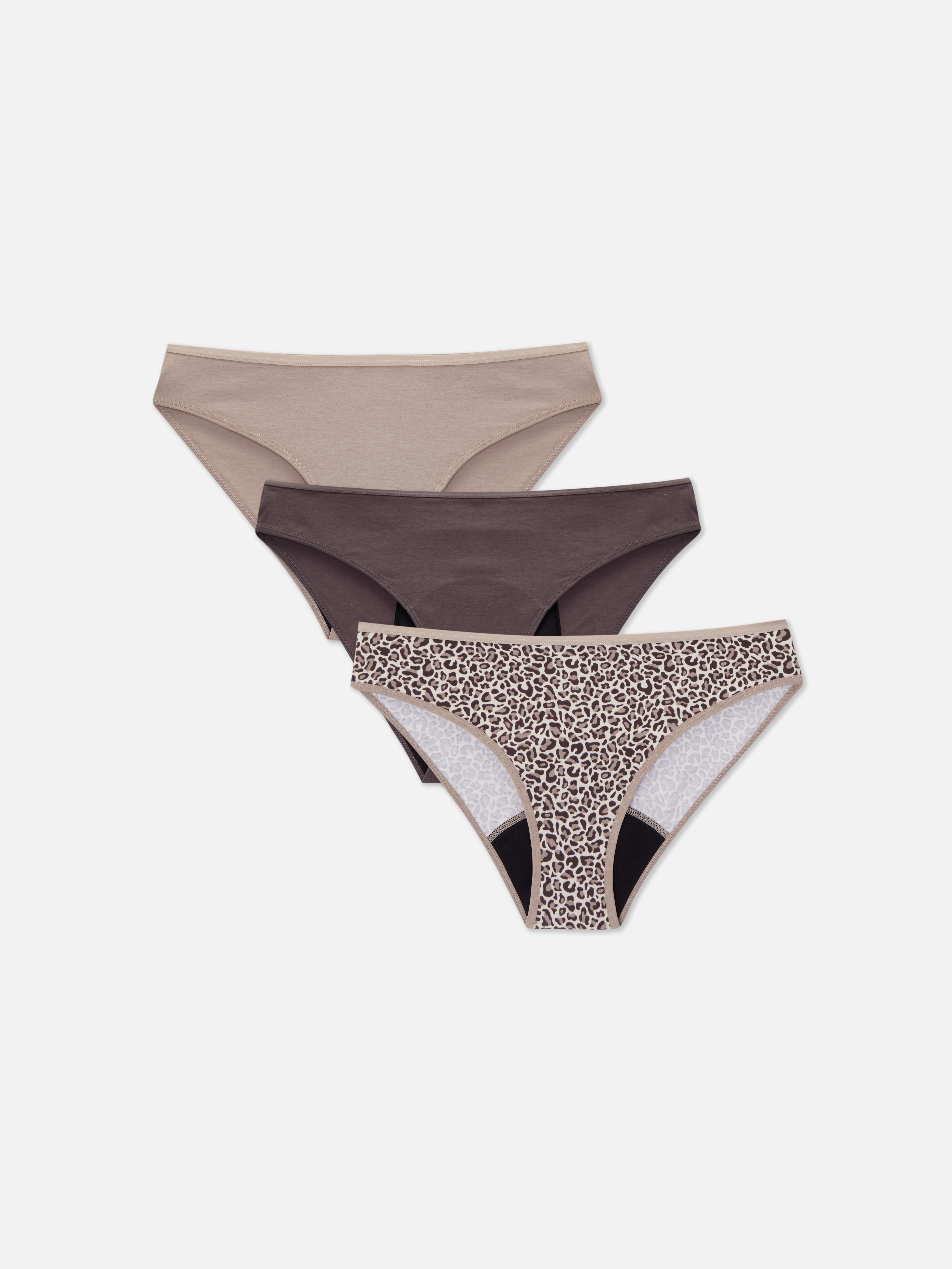 3pk Mixed Mini Period Briefs