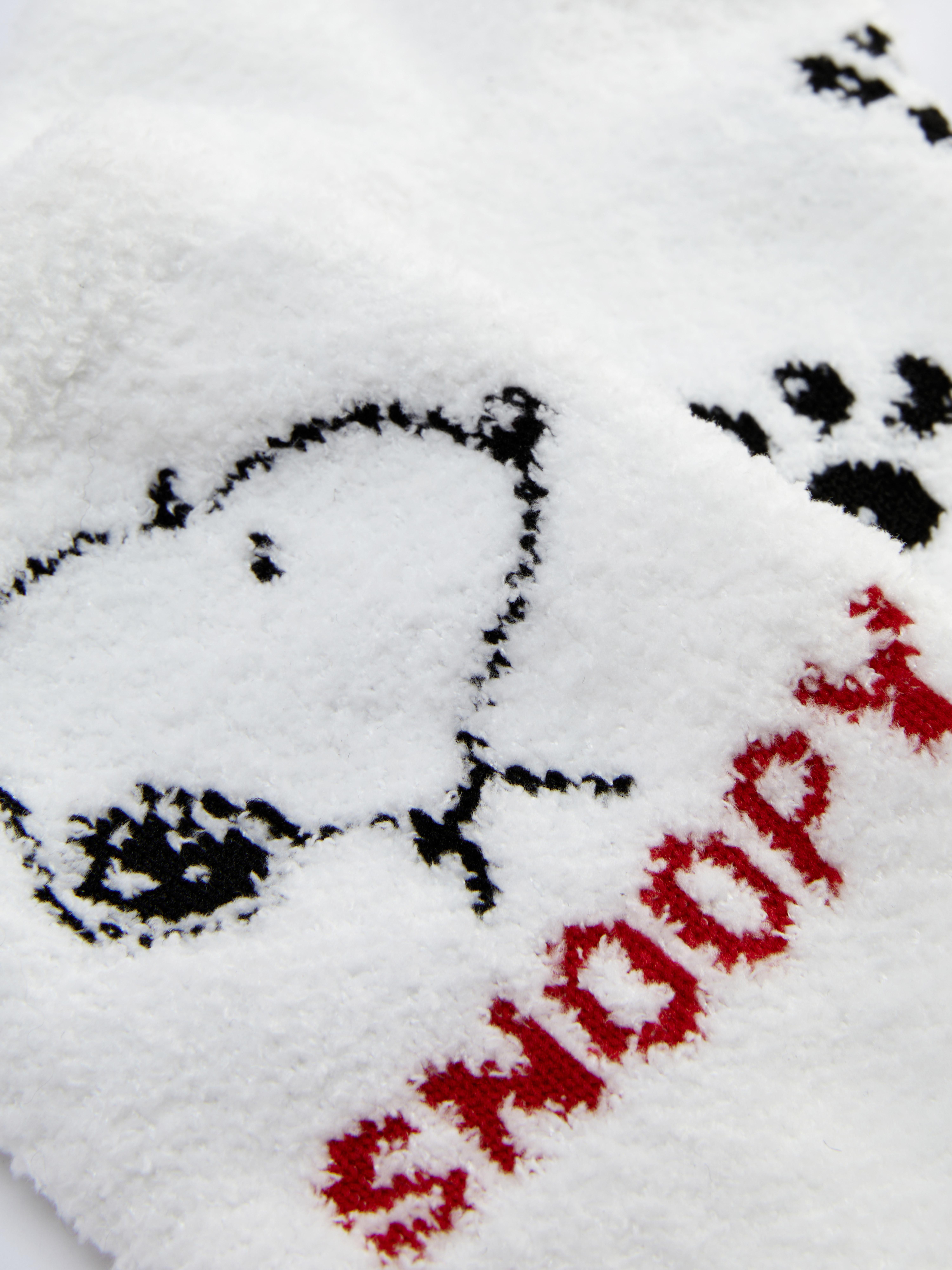 Women's White Peanuts Snoopy Cosy Socks Penneys