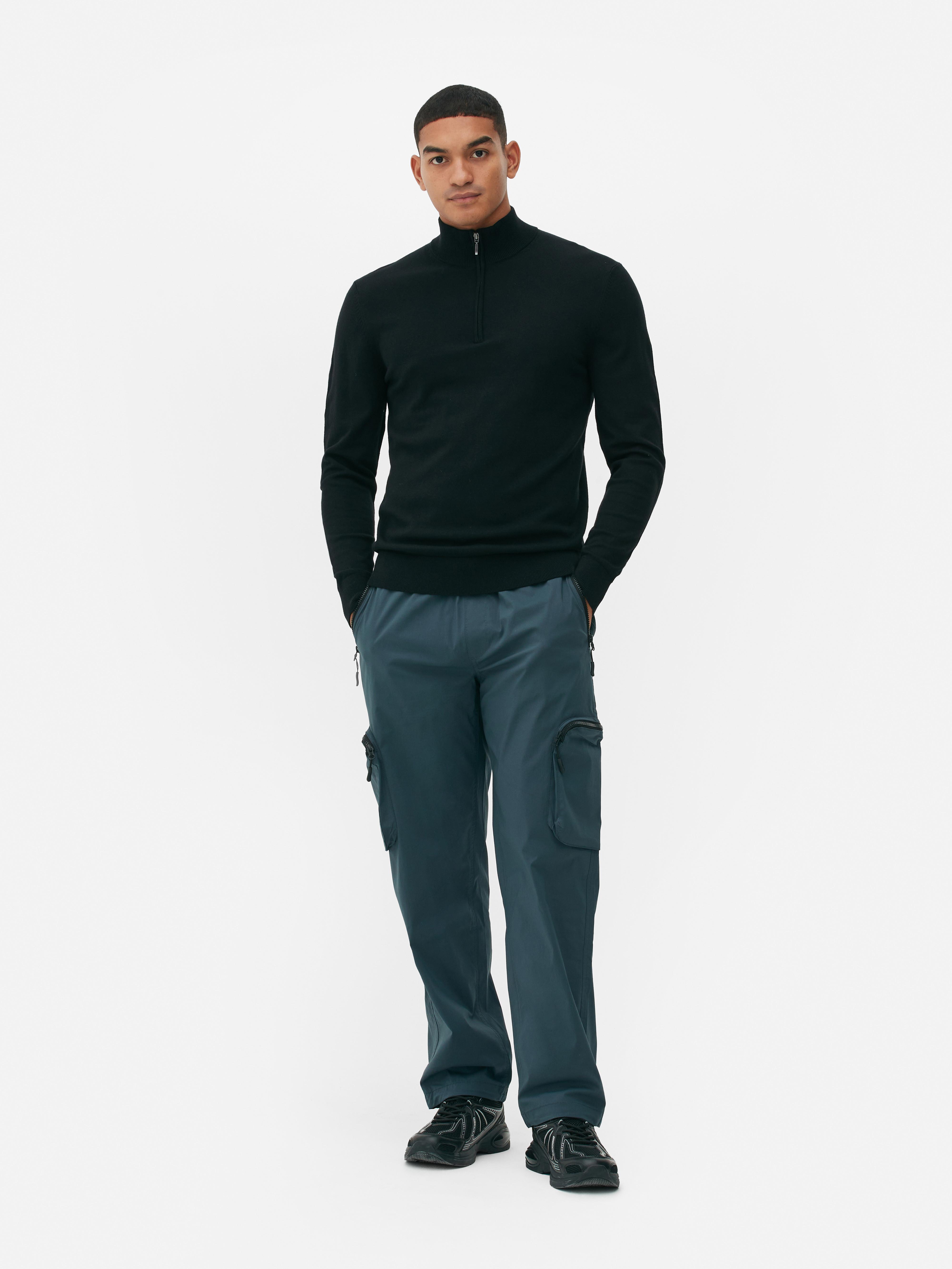 Mens black jumper primark best sale