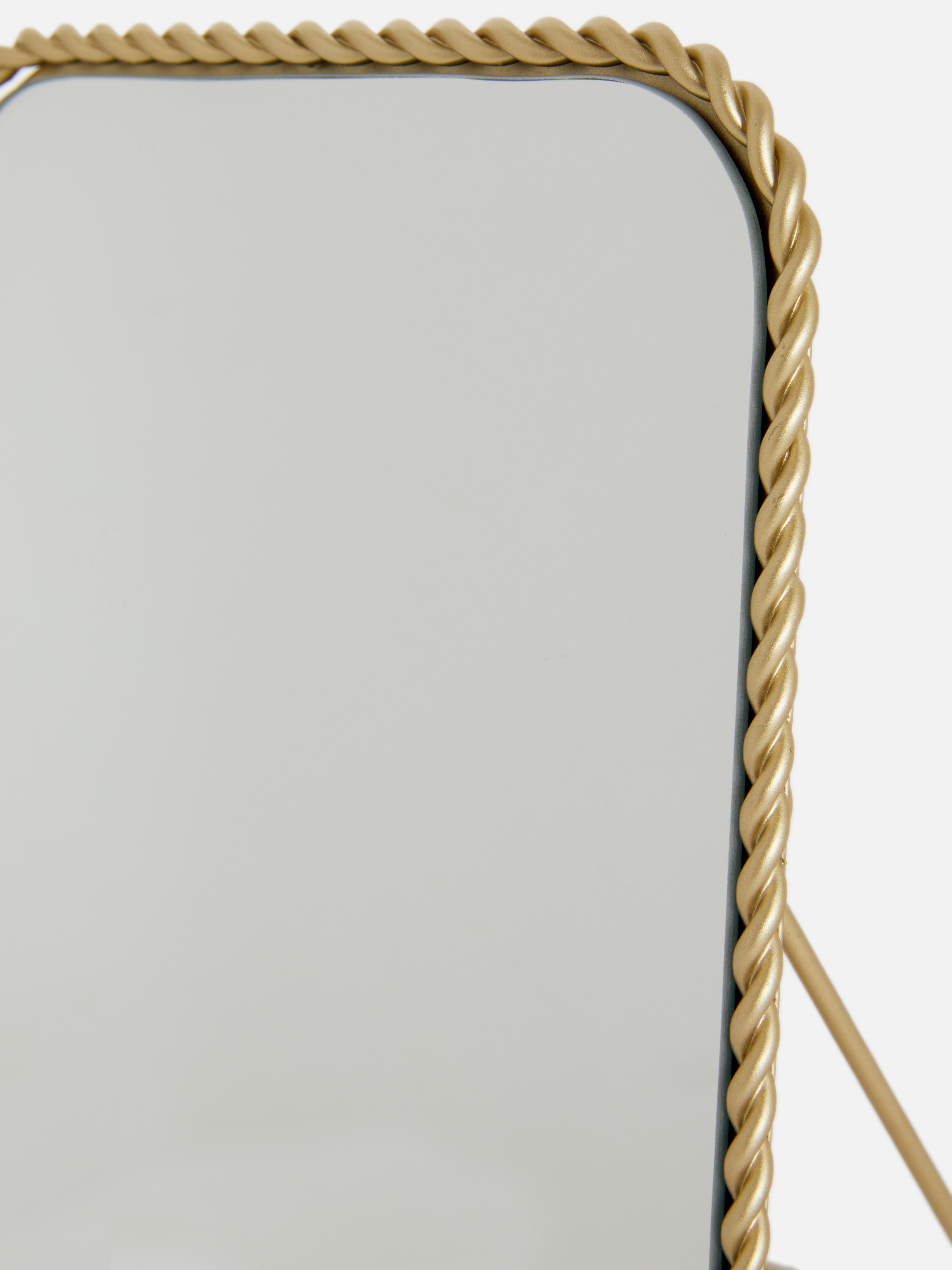 Standspiegel in Metallic-Optik