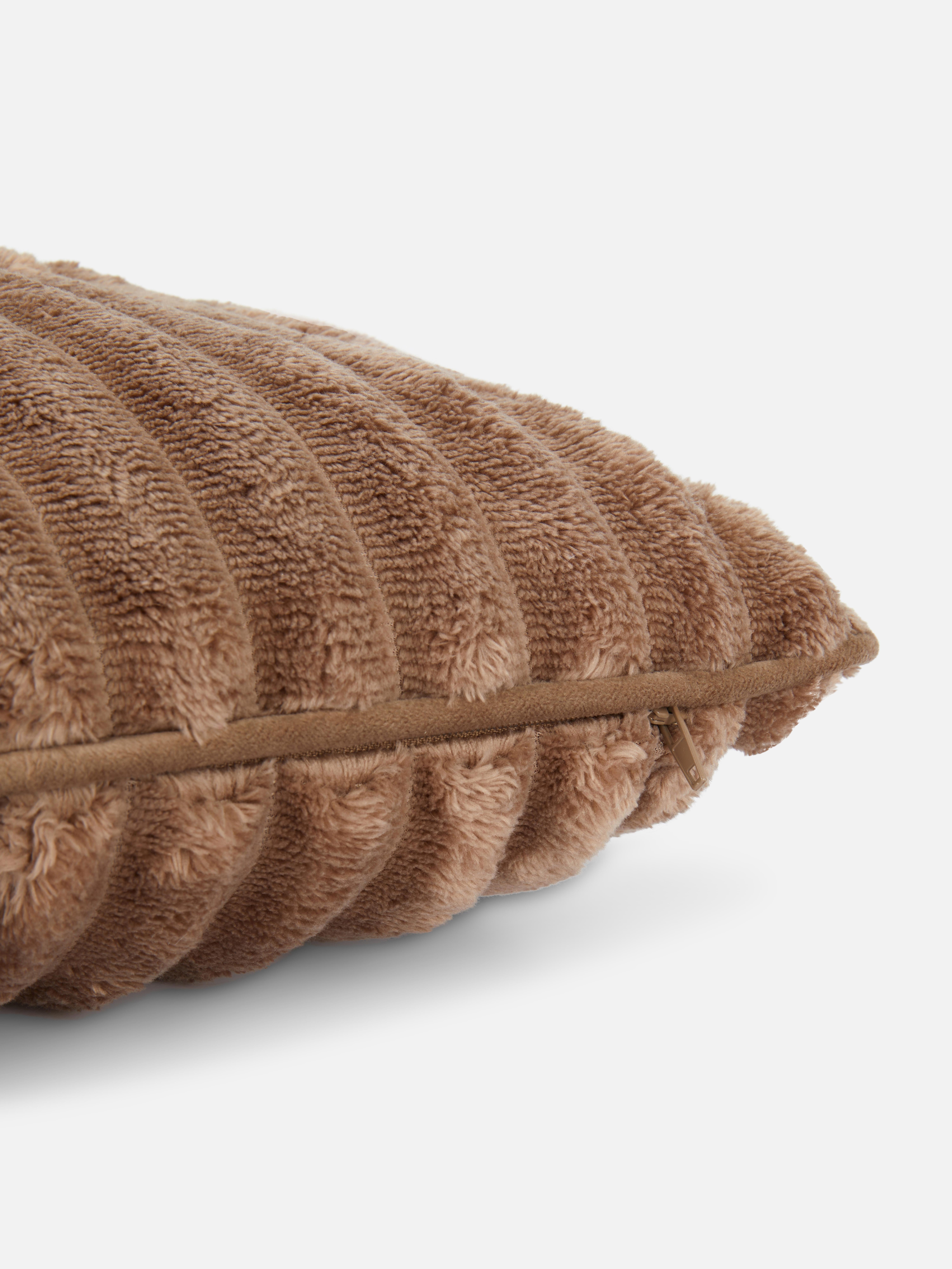 2pk Cosy Ribbed Cushion