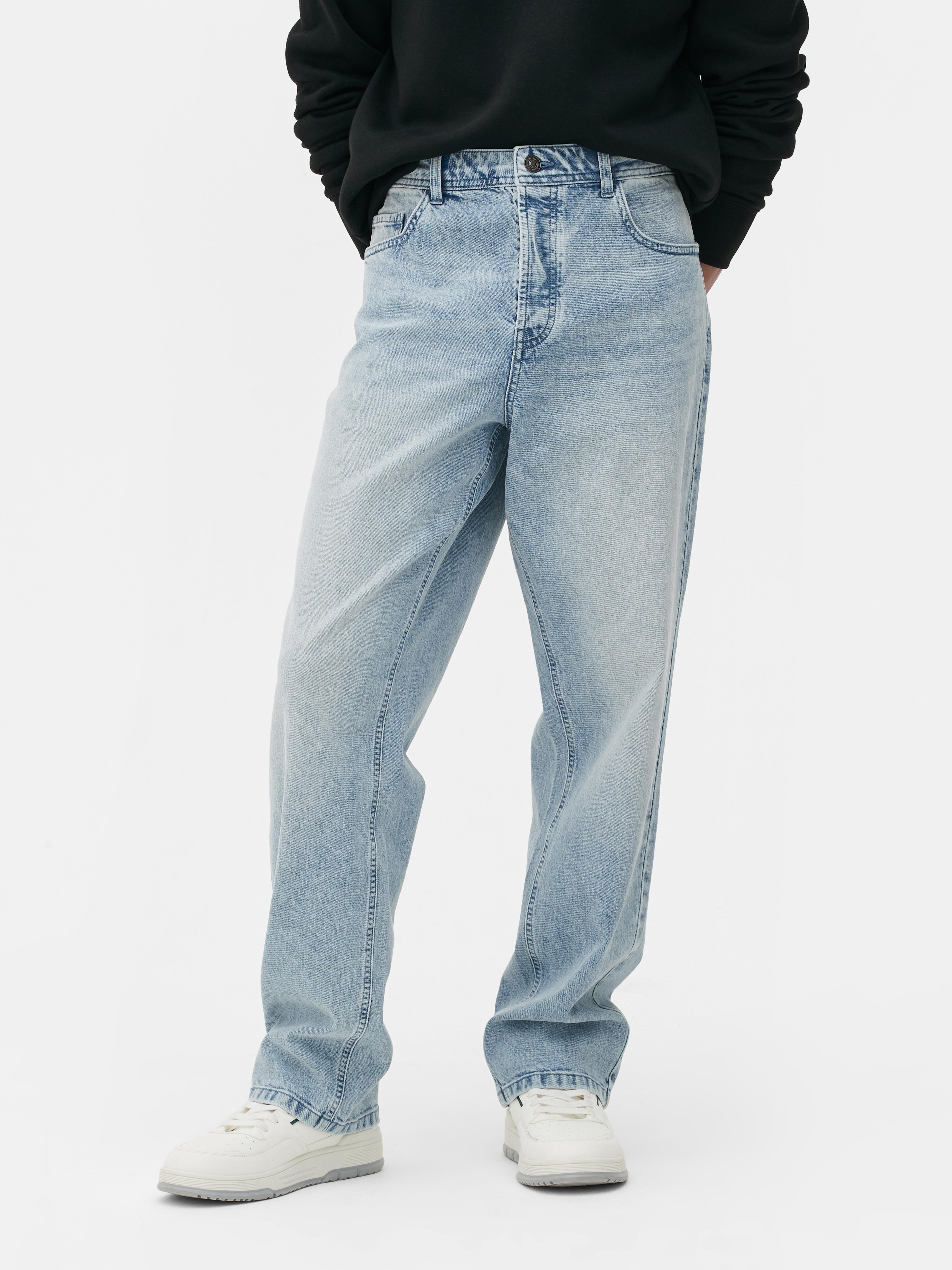 Men's Light Blue Relaxed Jeans | Penneys