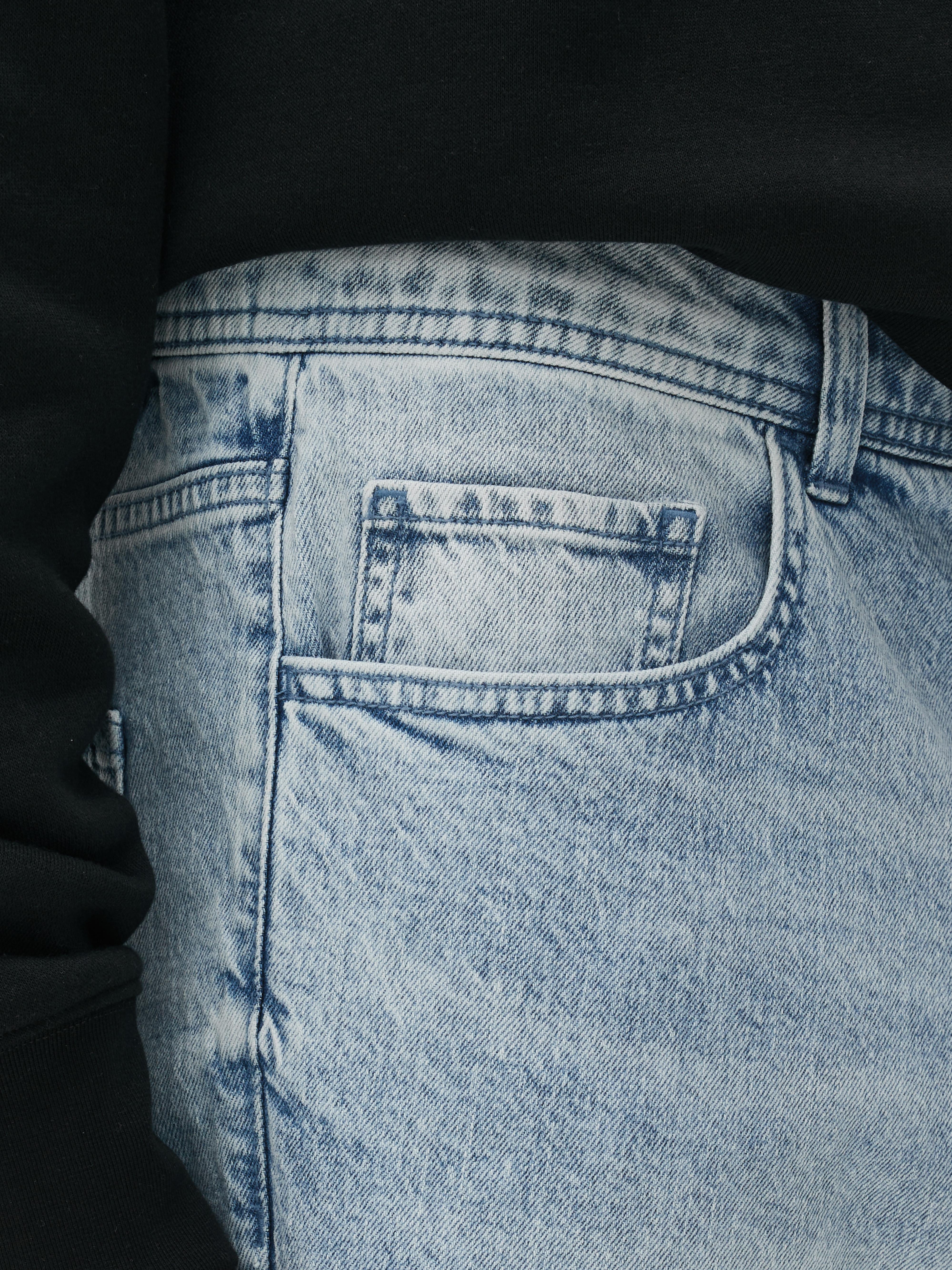 Relaxed jeans met rechte pijpen