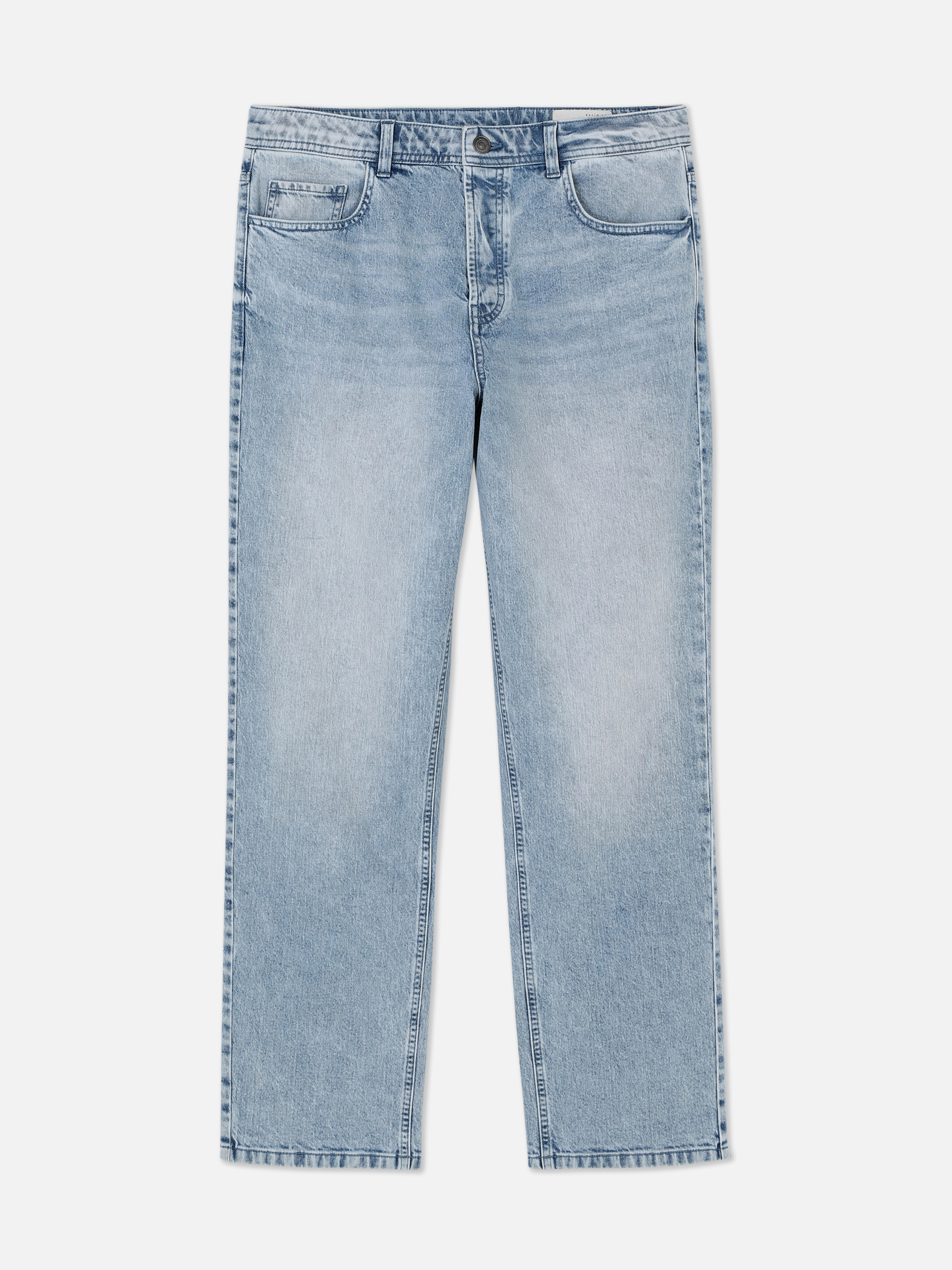 Relaxed jeans met rechte pijpen
