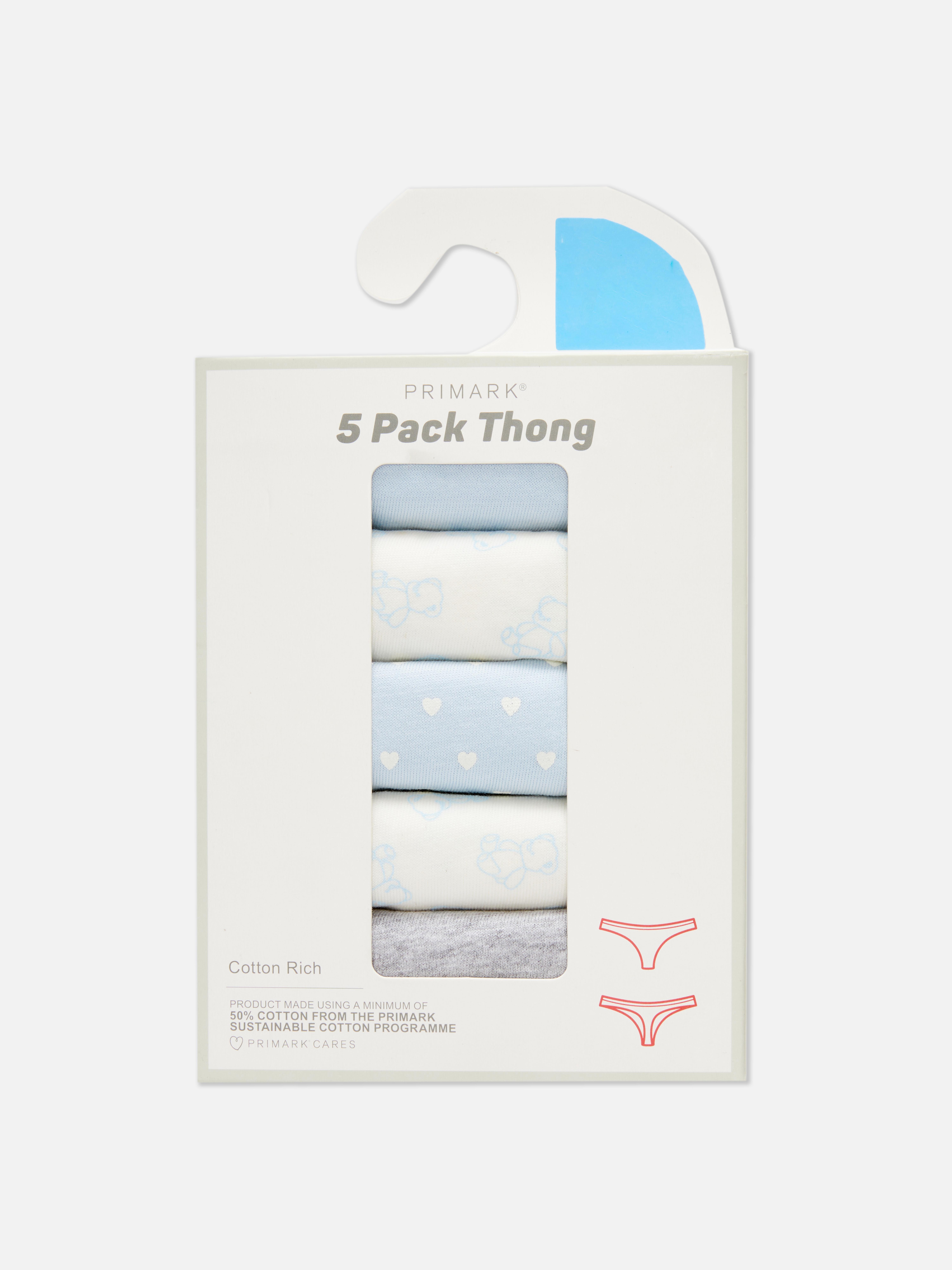 Tangas für jeden Tag, 5er-Pack - Hellblau - Damen | Primark
