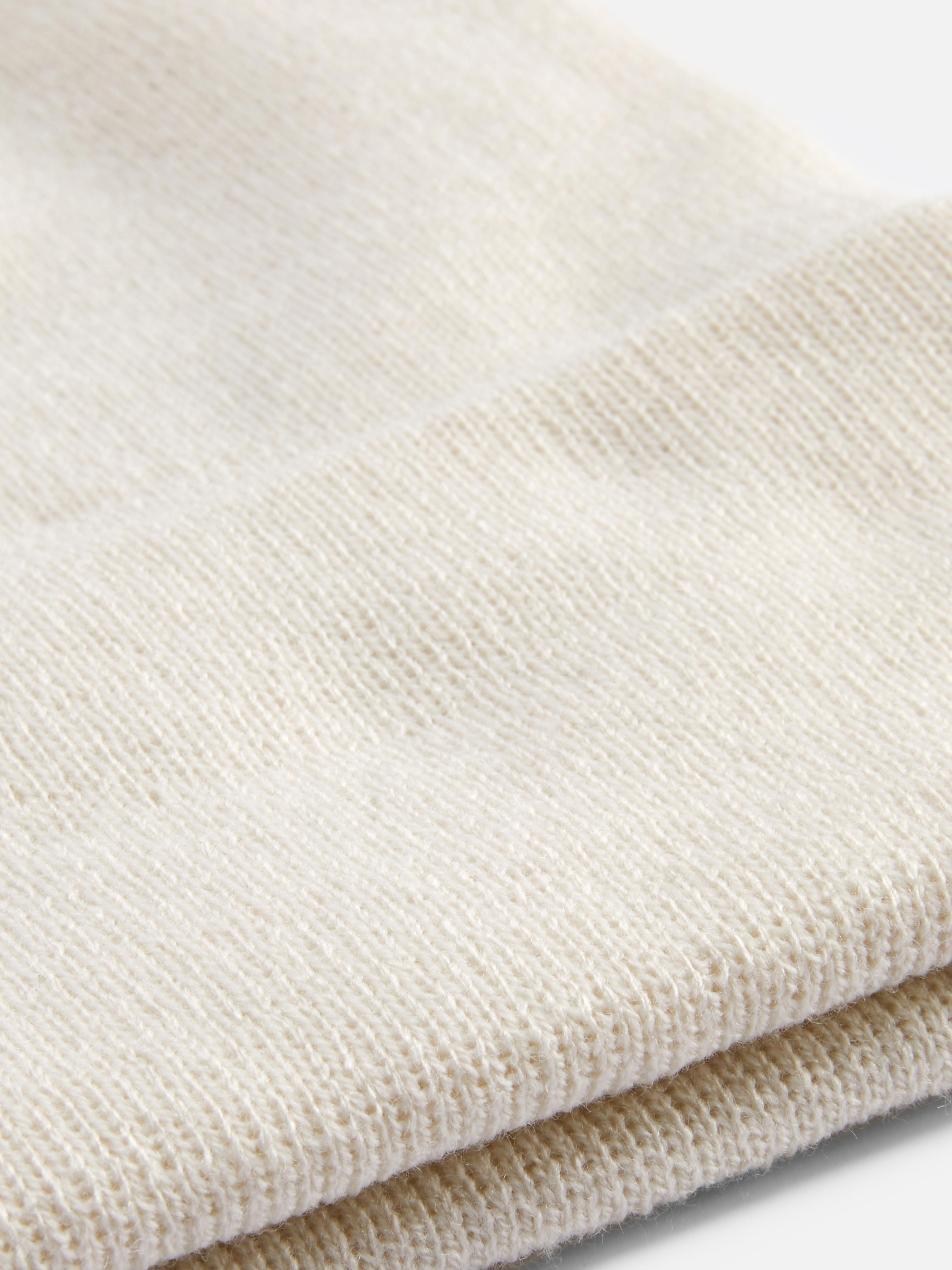 Mens Ecru Deep Cuffed Beanie Hat Primark