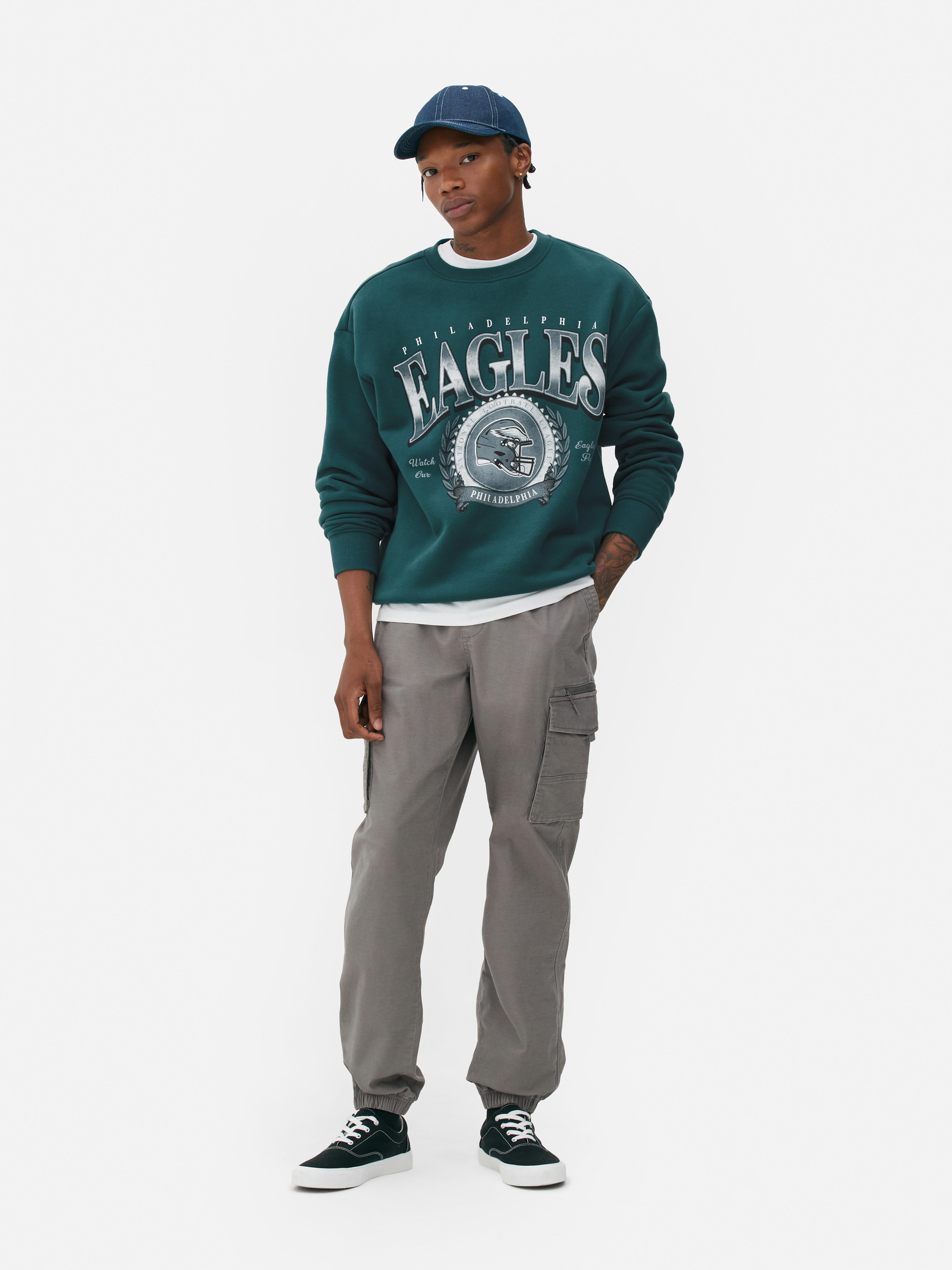 Sweat-shirt homme gris Primark Pasadena Racquet Academy taille moyenne