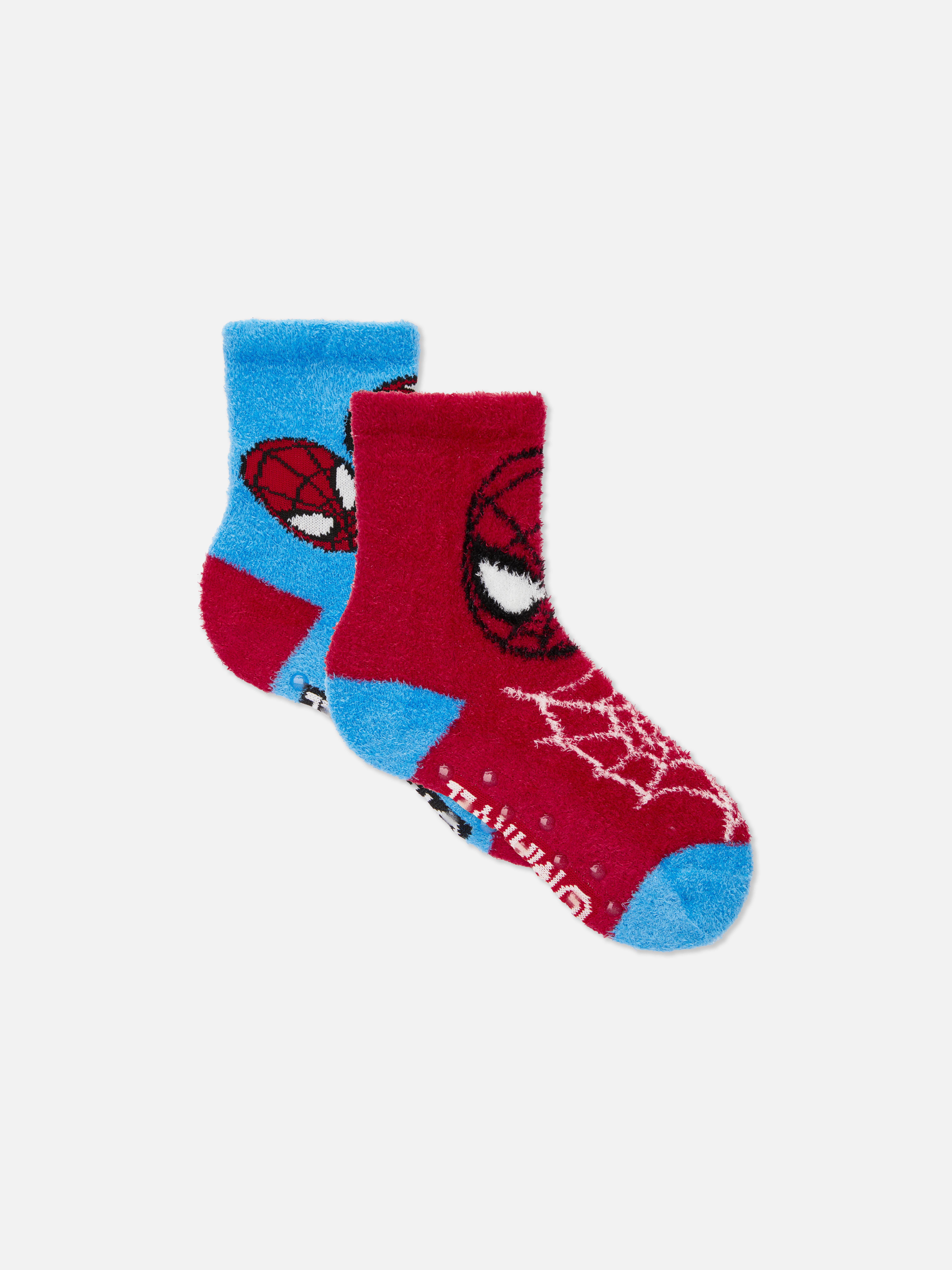 Pack 2 pares meias felpudas Marvel Homem-Aranha