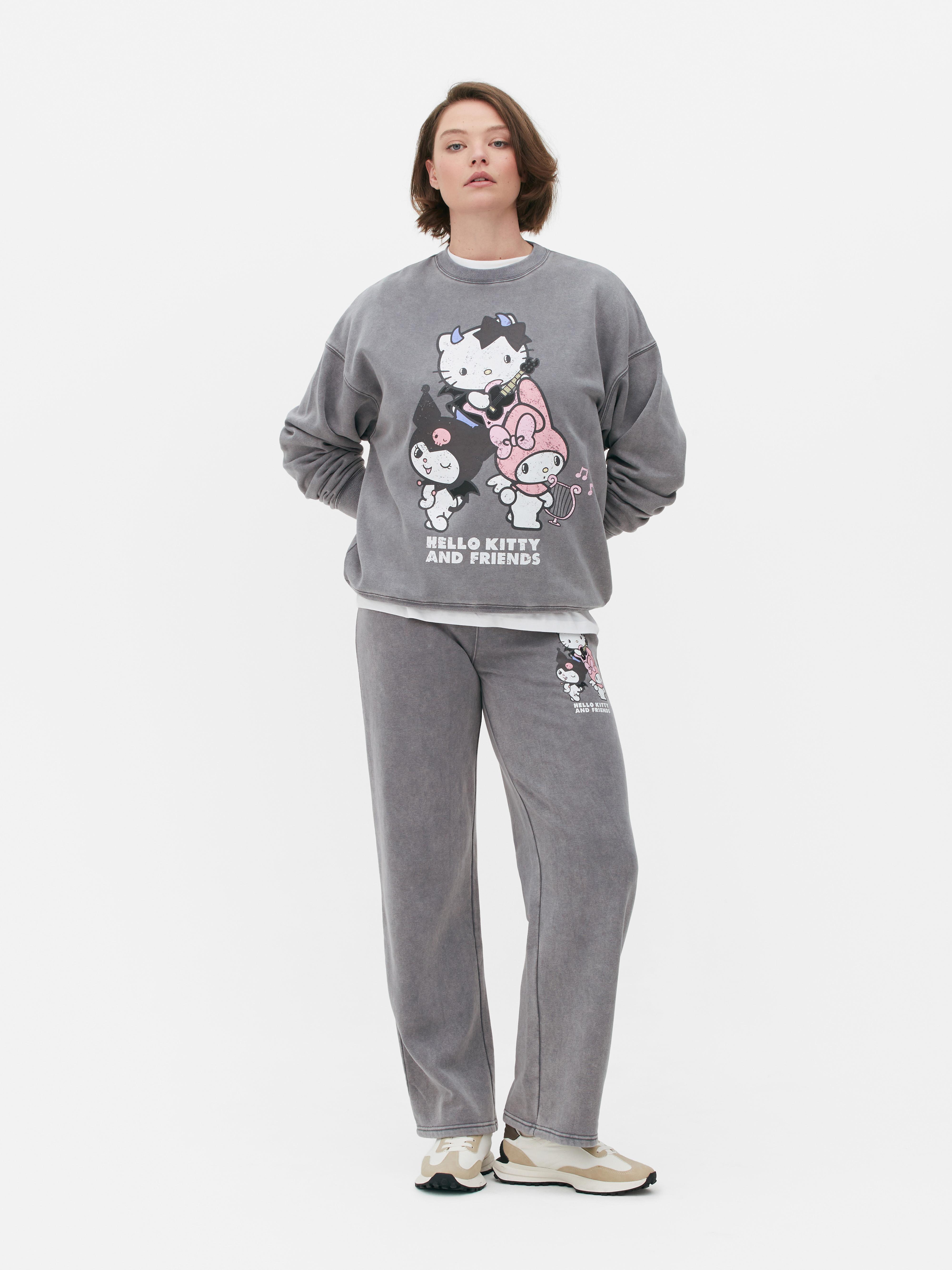 Womens Charcoal Hello Kitty and Friends Co ord Sweatshirt Primark