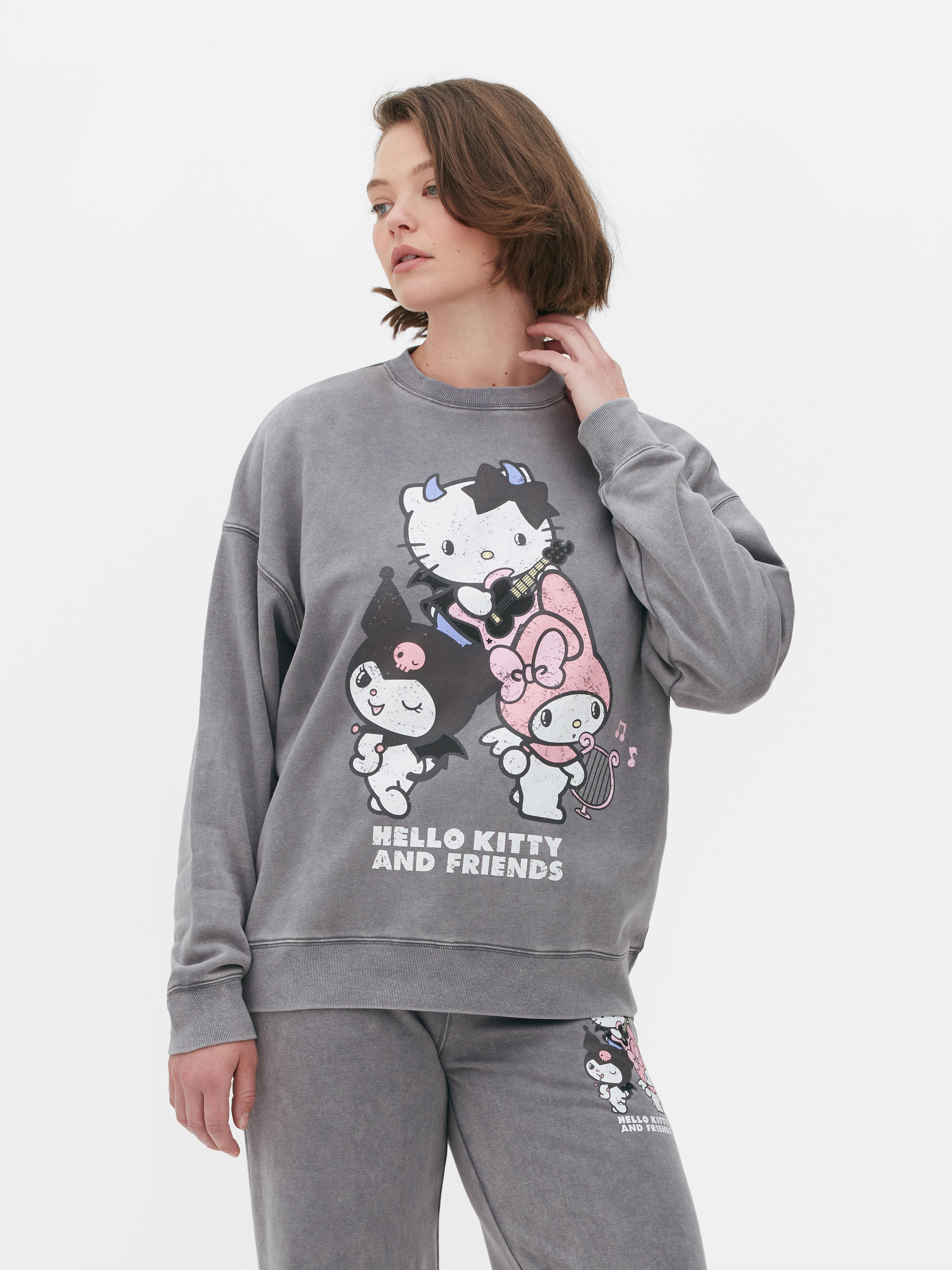 Womens Charcoal Hello Kitty and Friends Co ord Sweatshirt Primark