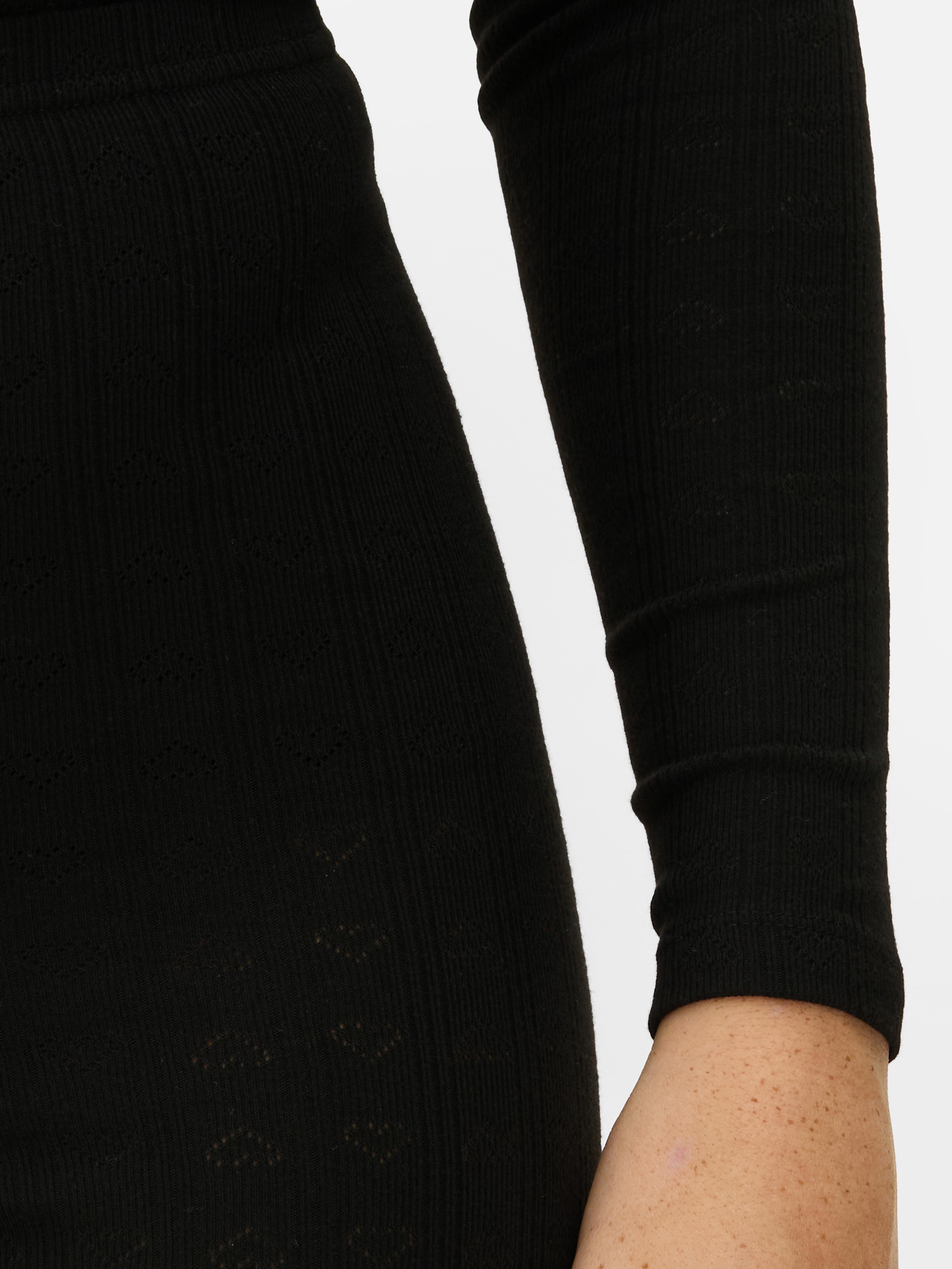 Pointelle Thermal Leggings