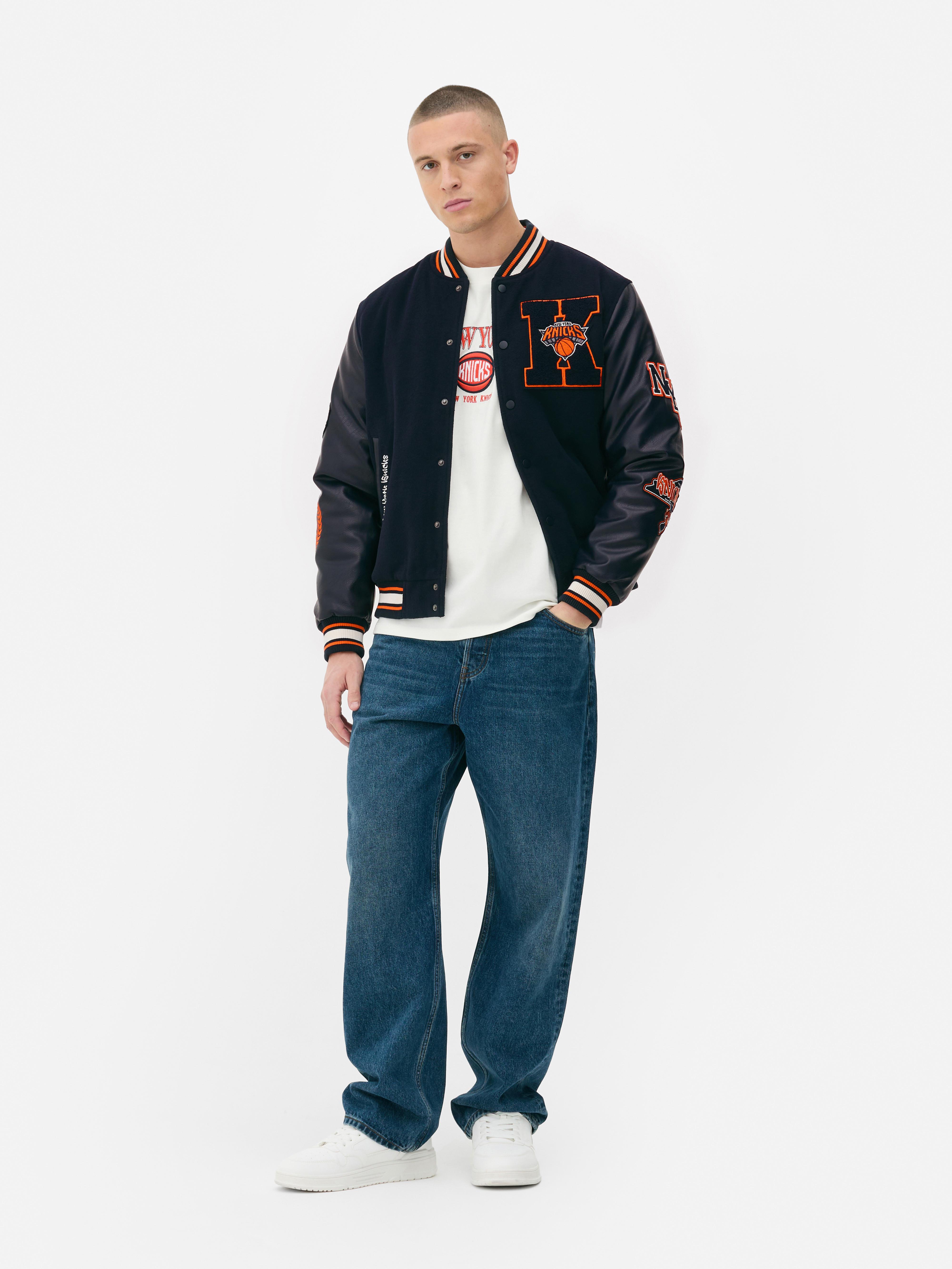 New york knicks varsity jacket hotsell