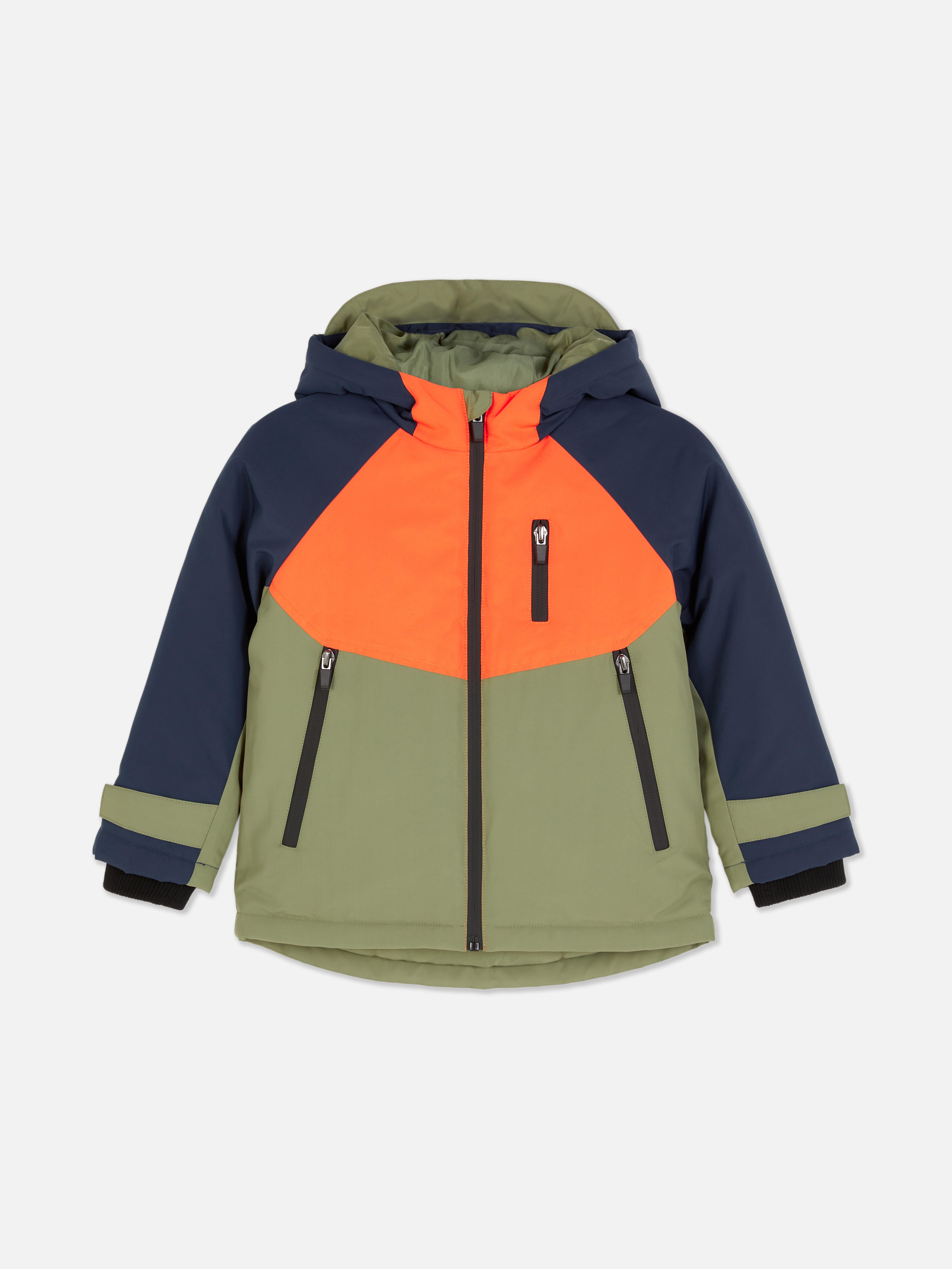 Veste coupe vent a motif color block Orange Garcons Primark