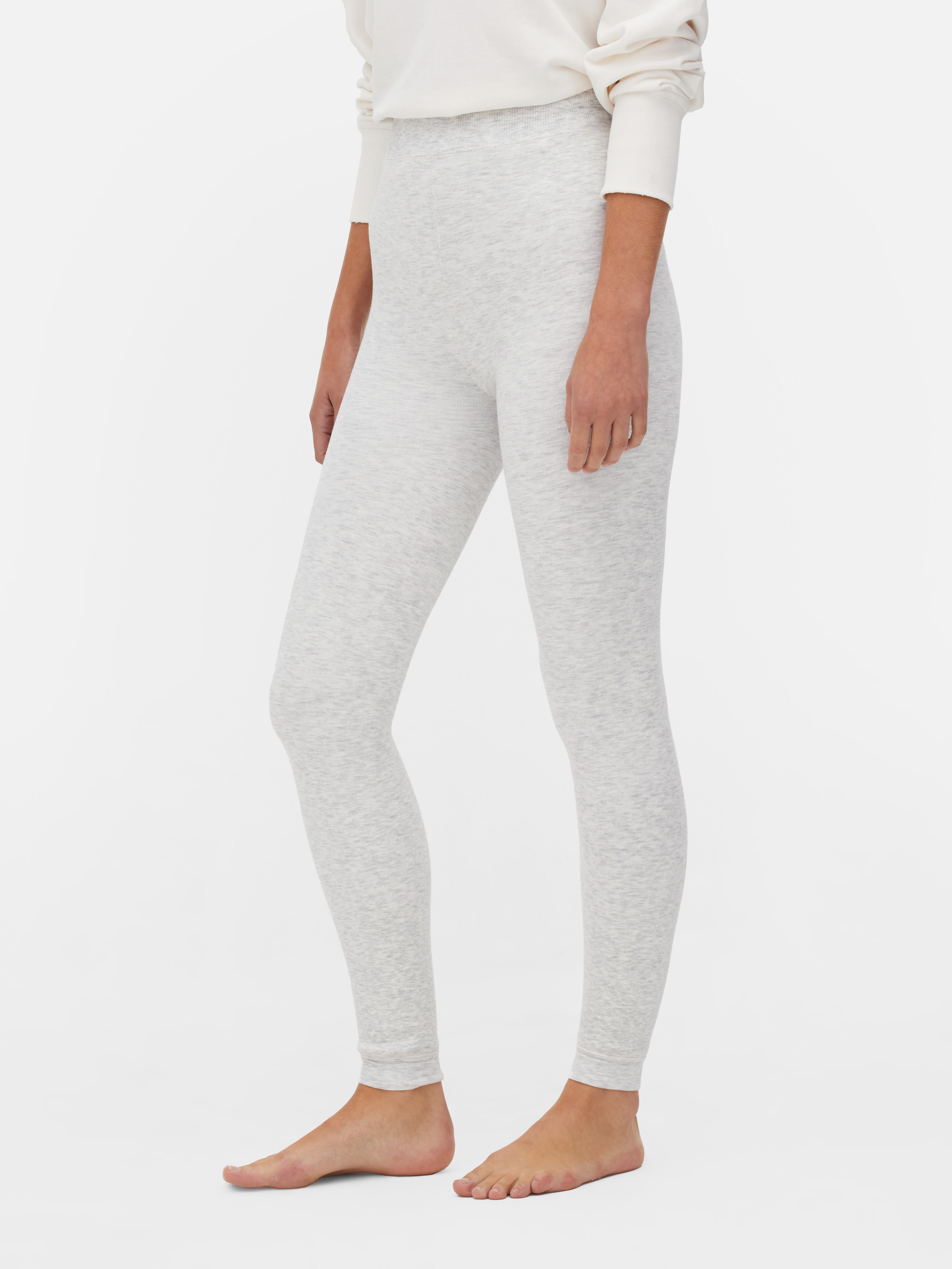Velvet Plush Lined Marl Leggings
