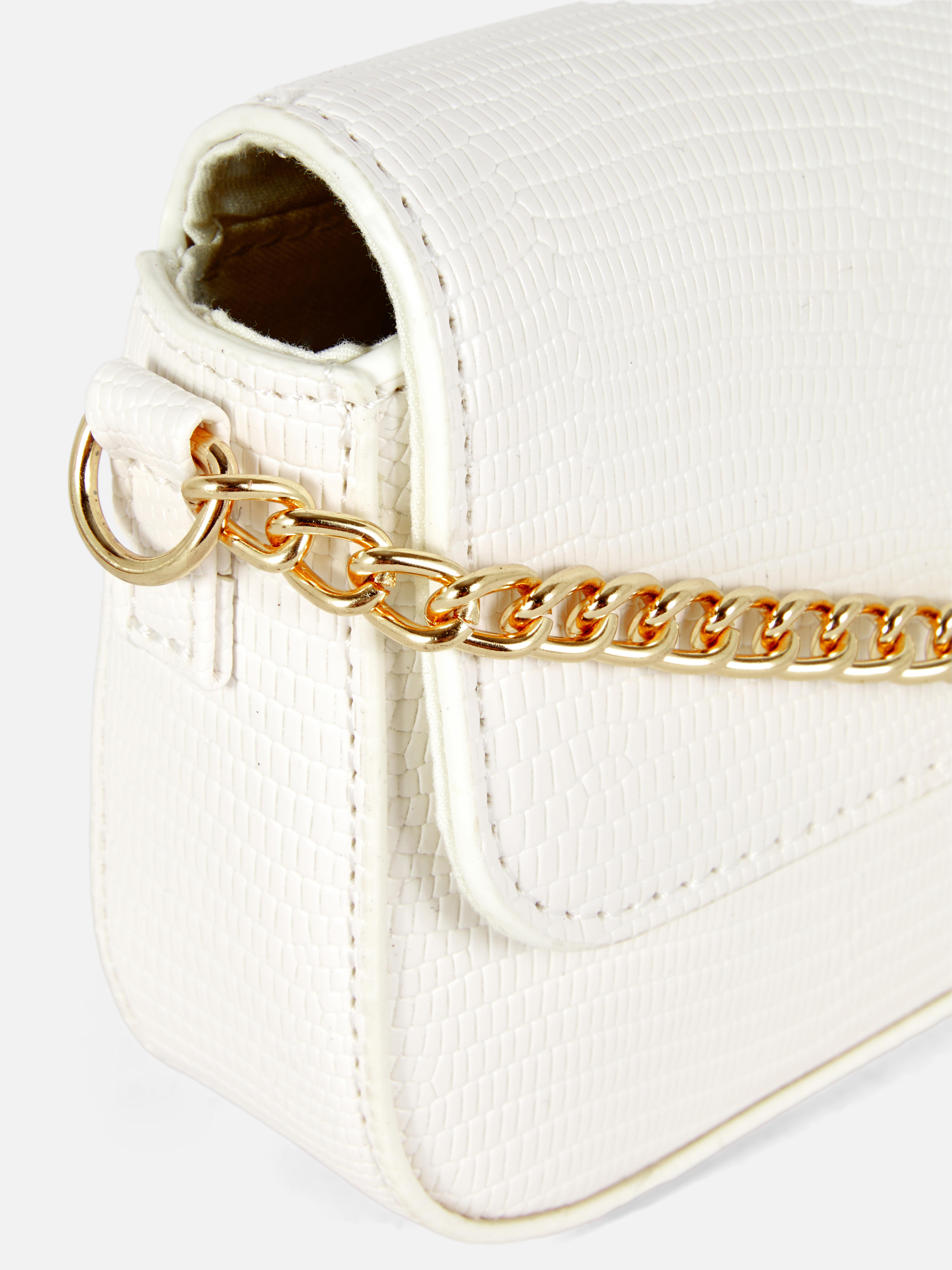 Faux snakeskin crossbody bag hotsell