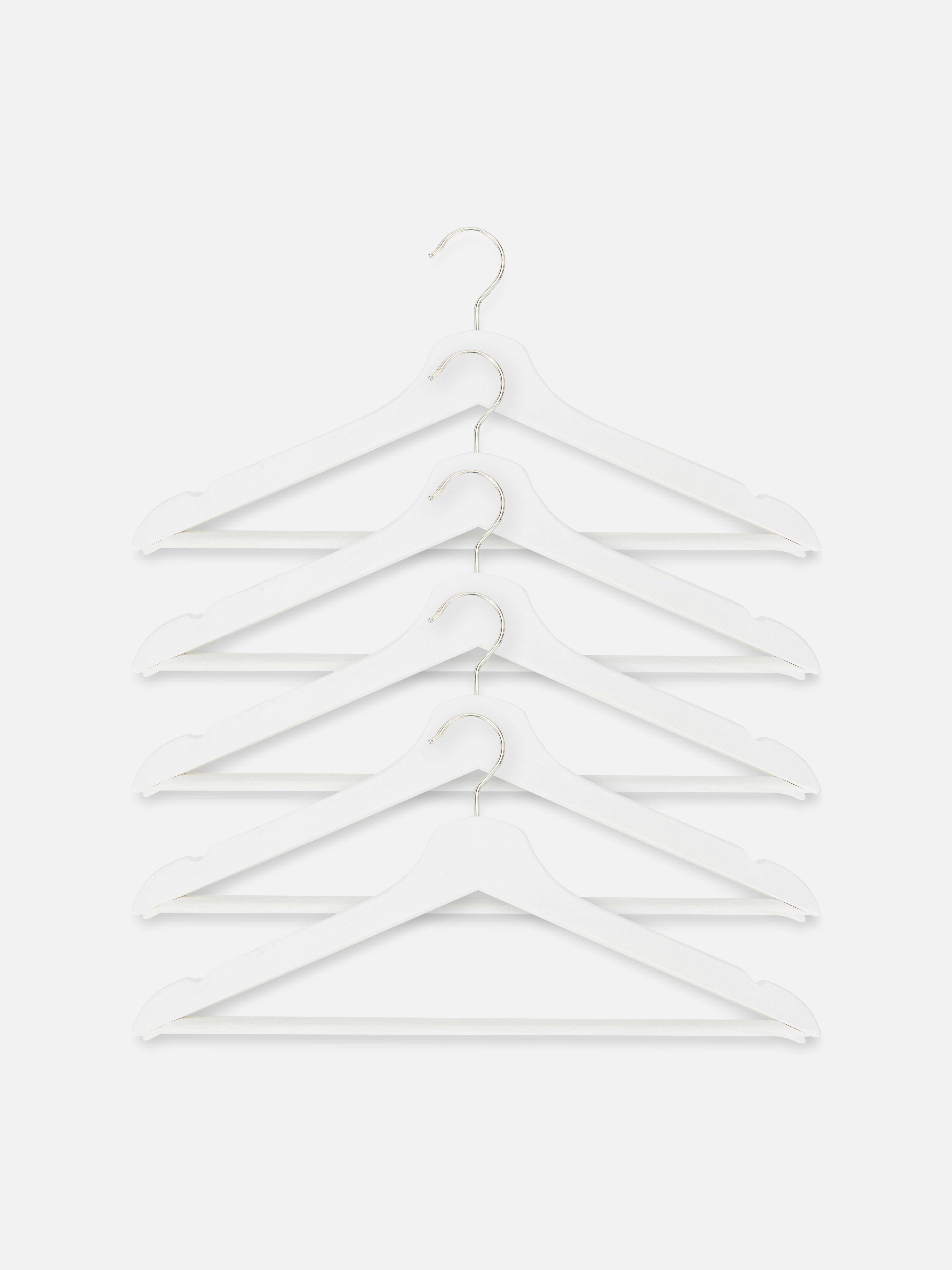 Lot De 5 Cintres Gonflables Blancs Pour Séchage Rapide - PVC, 20x44.5cm, Pliables Et Transportables | Idéal Pour Maison, Voiture, Camping