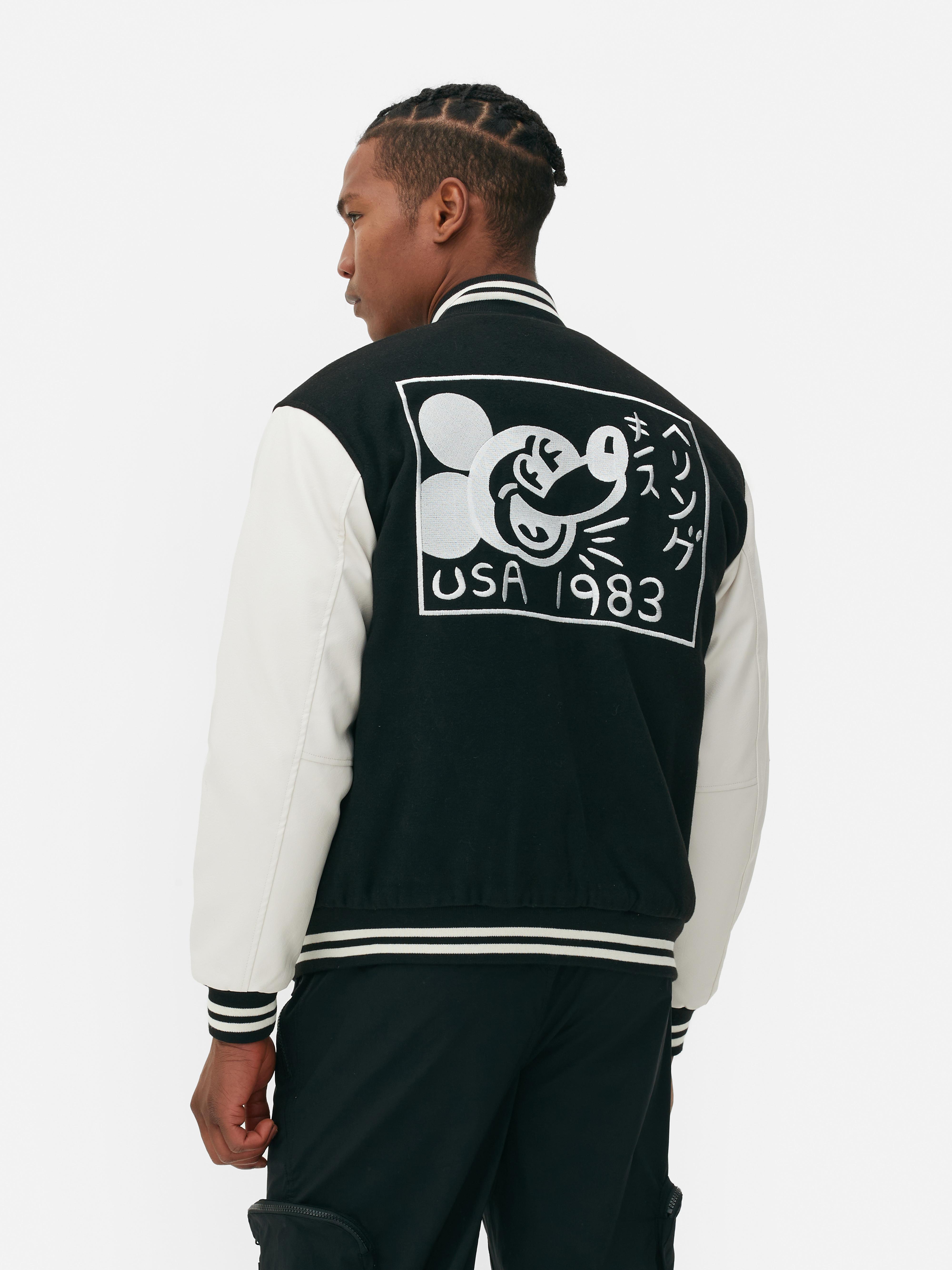 Giacca stile college Topolino Disney x Keith Haring