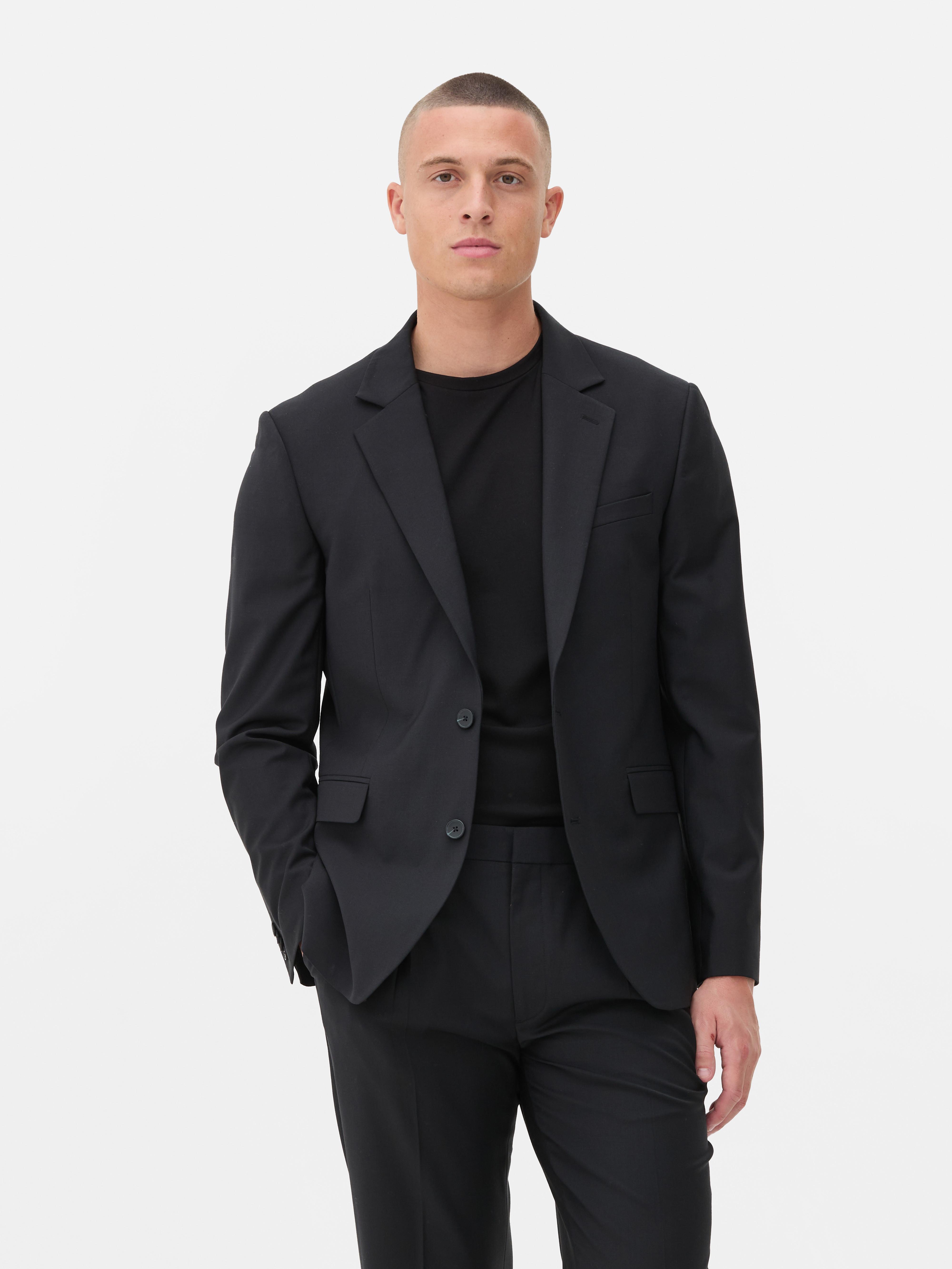 Coat suit for men black sale