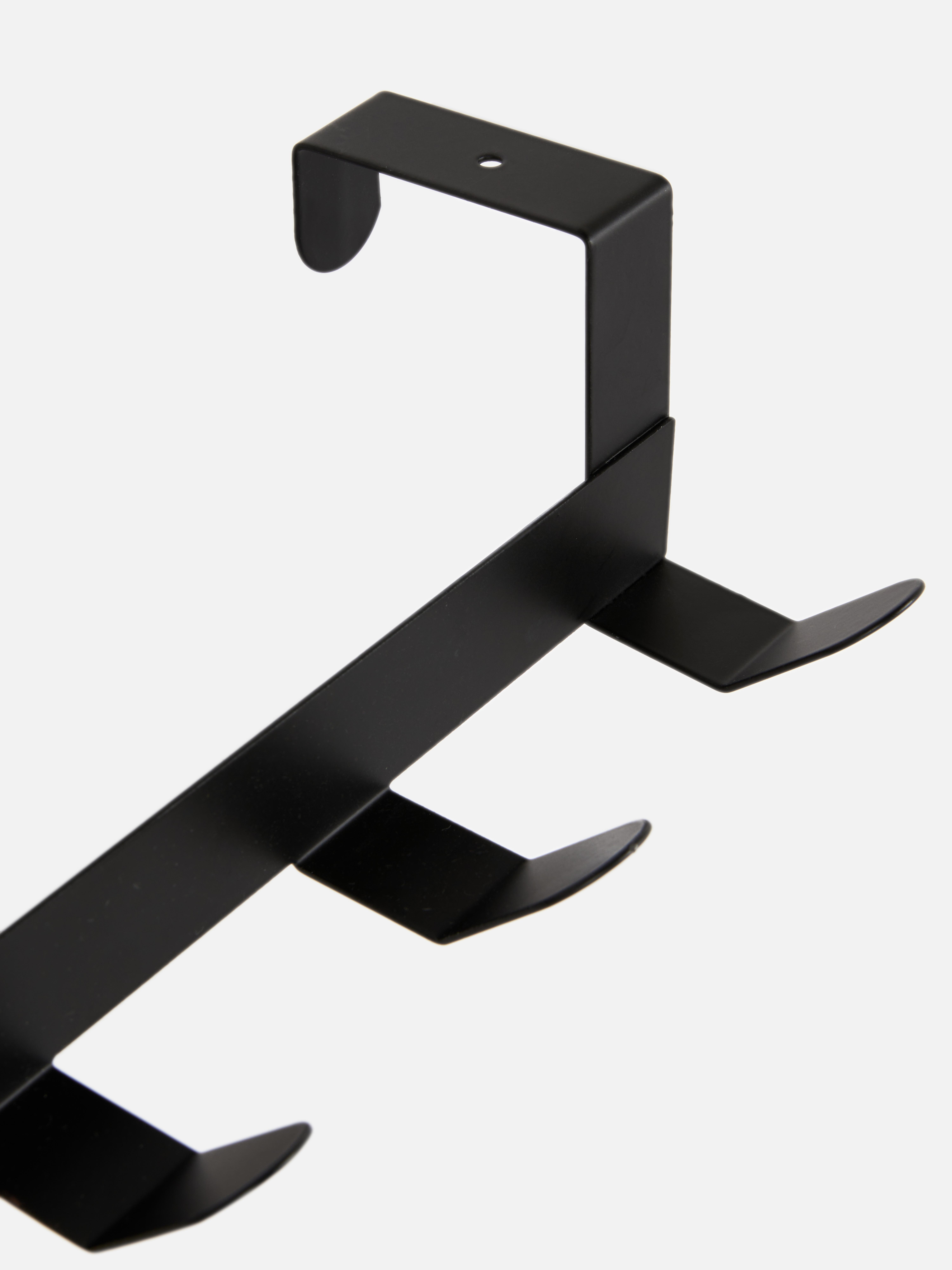 Percheros metalicos para puerta Negro Primark