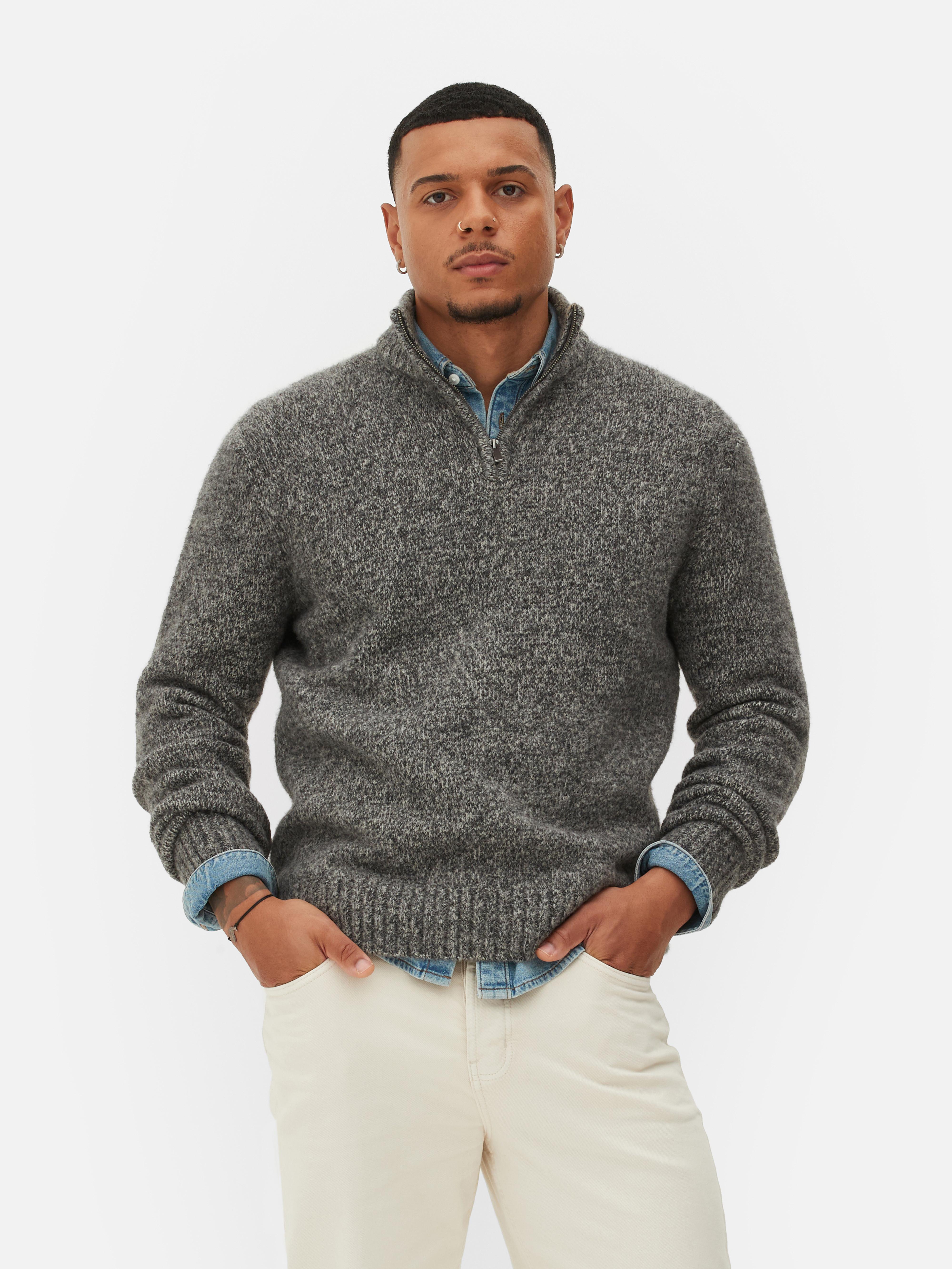 Men's Half-Zip Jumpers | Men's Quarter-Zip Jumpers | Primark