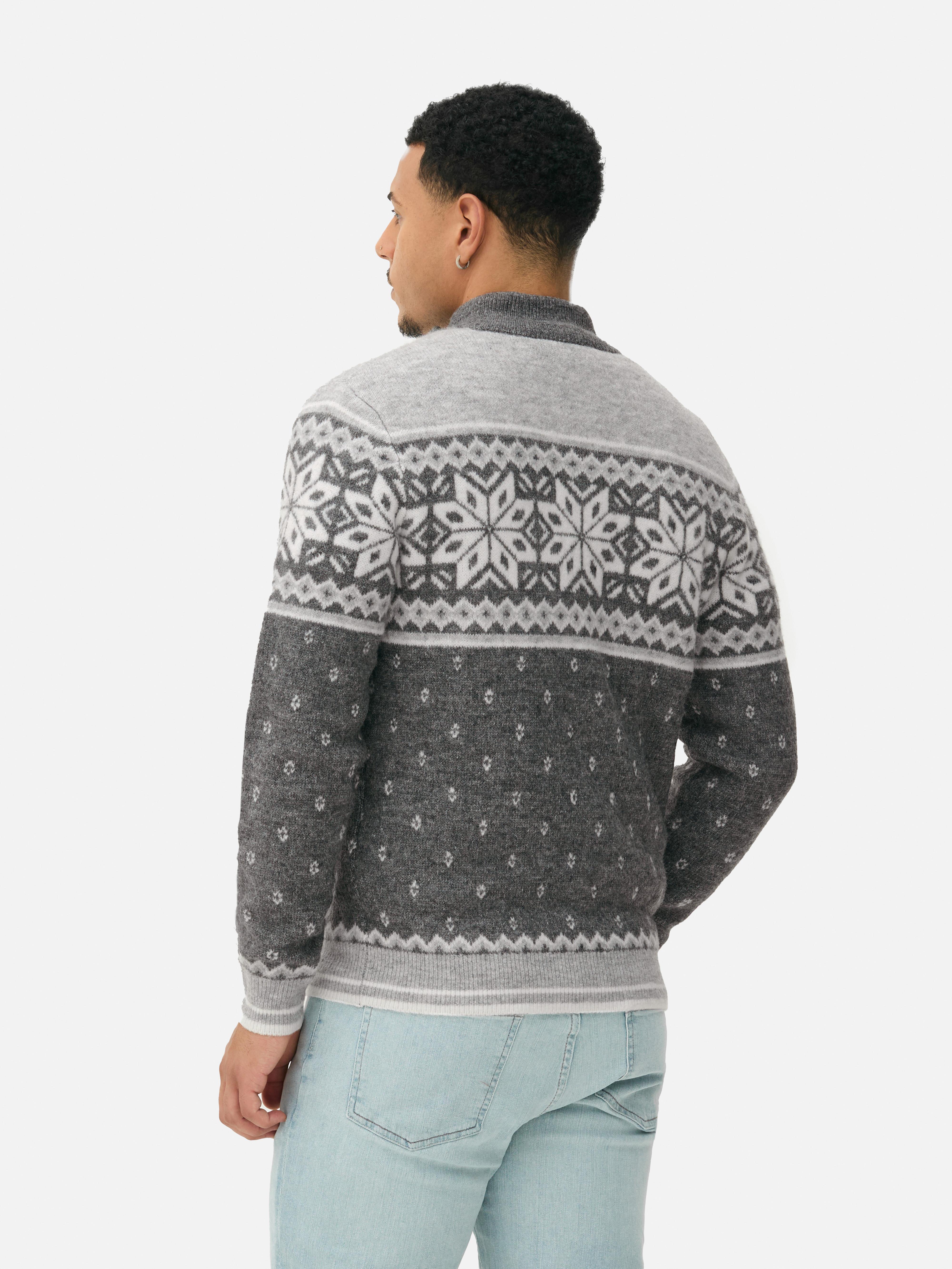 Fair isle quarter zip sale