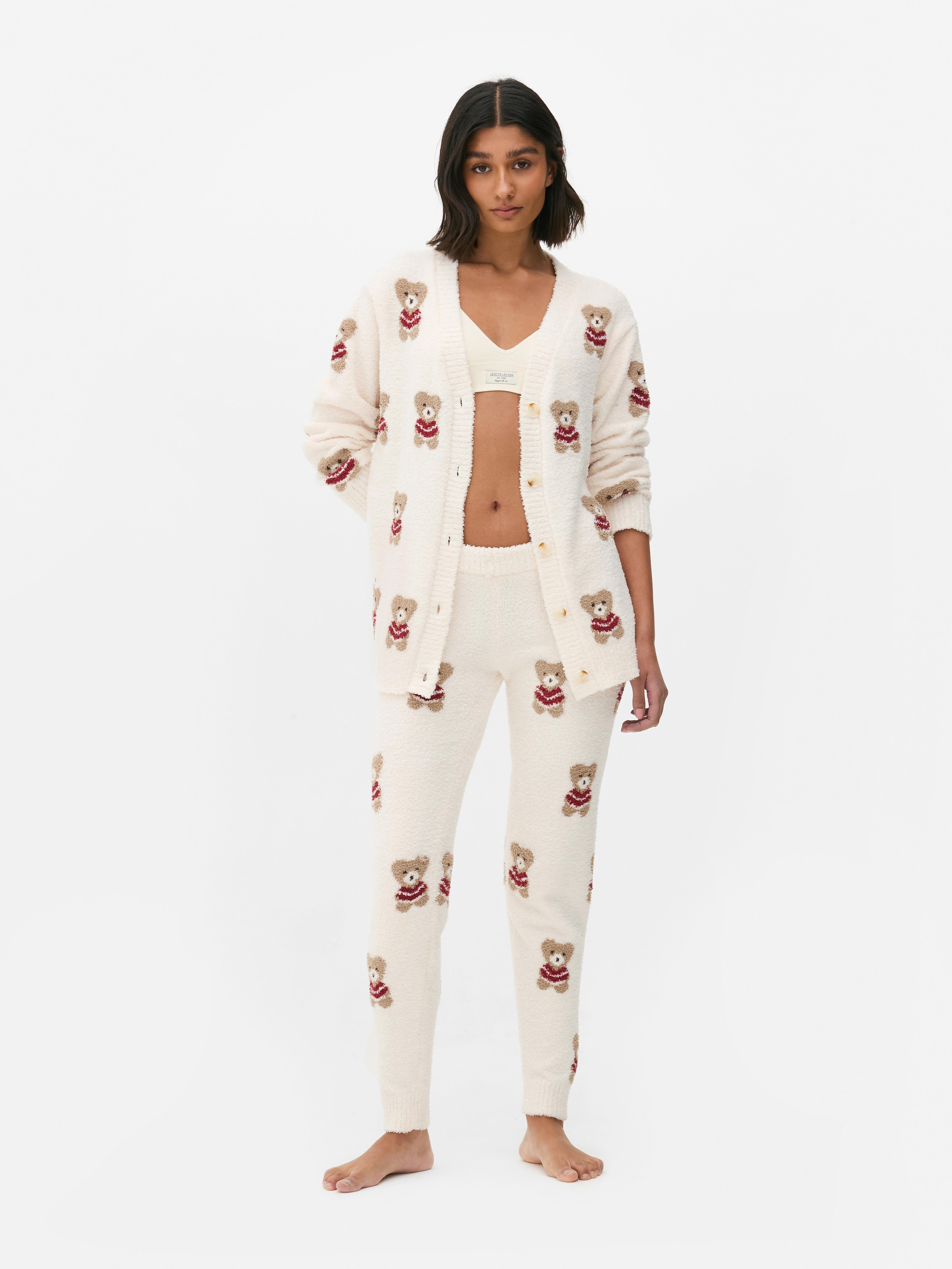 Teddy bear pyjamas sales