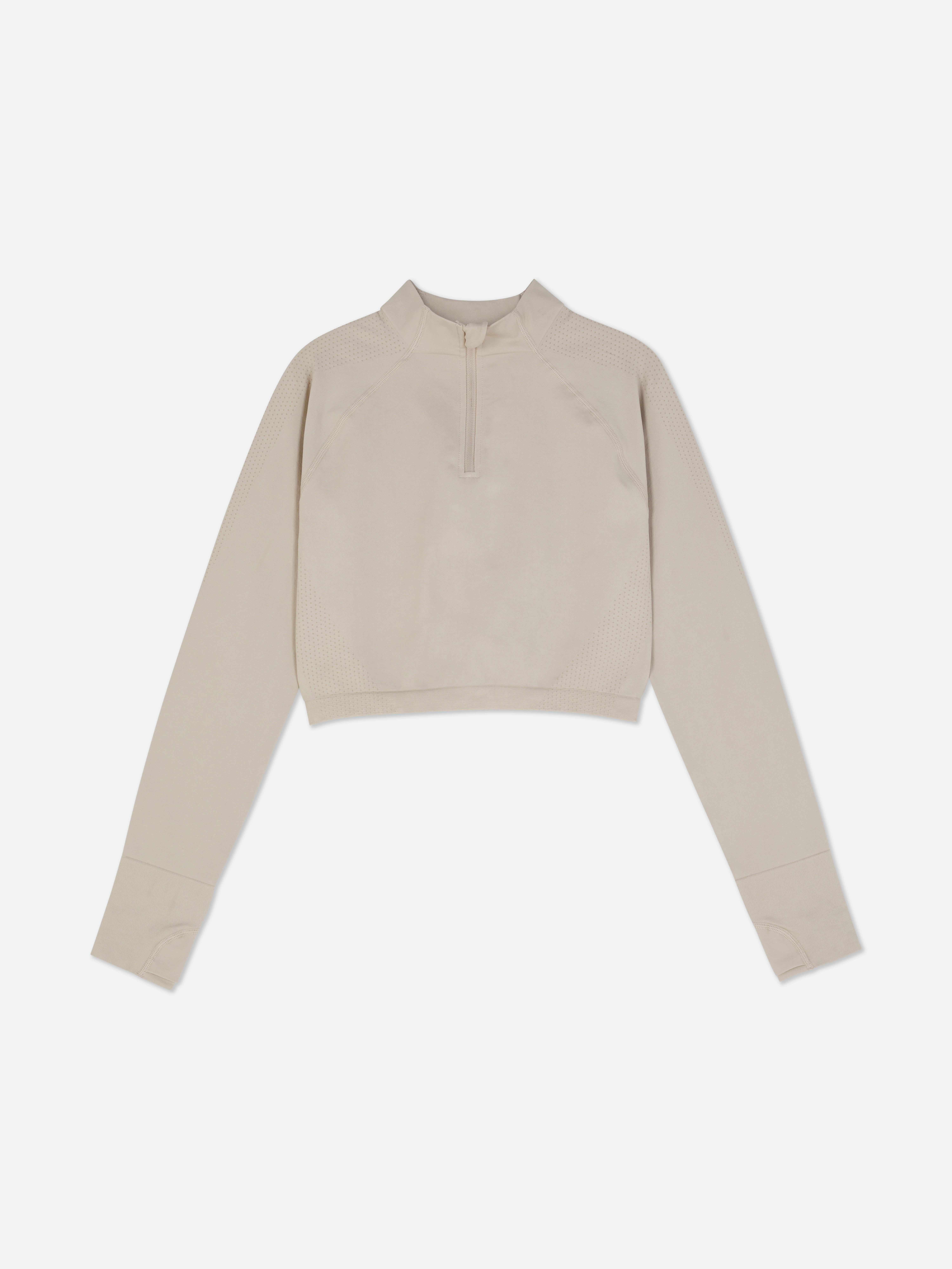 Seamless Contour Long Sleeve Gym Top