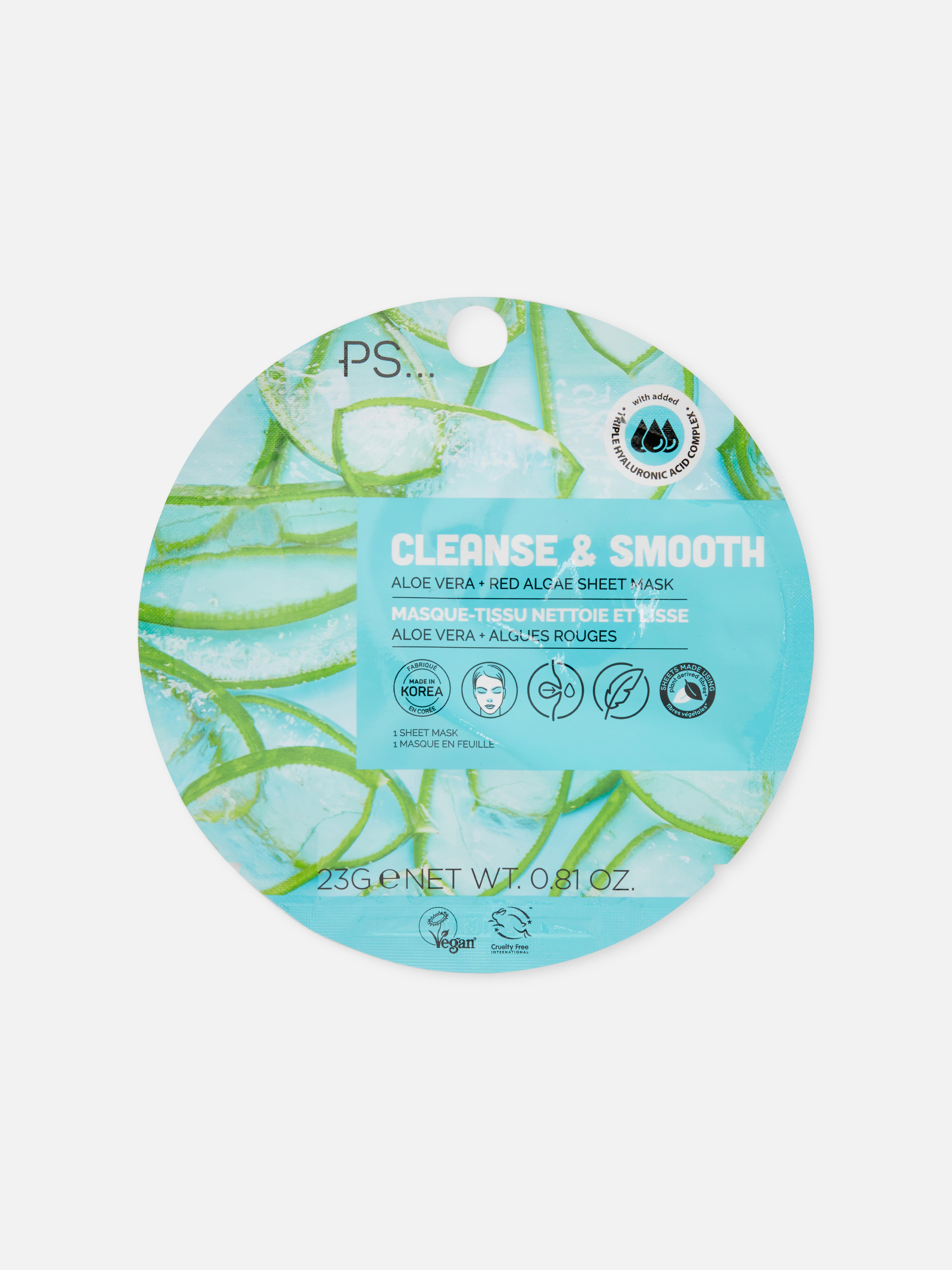 PS...Cleanse and Smooth Aloe Vera Sheet Mask