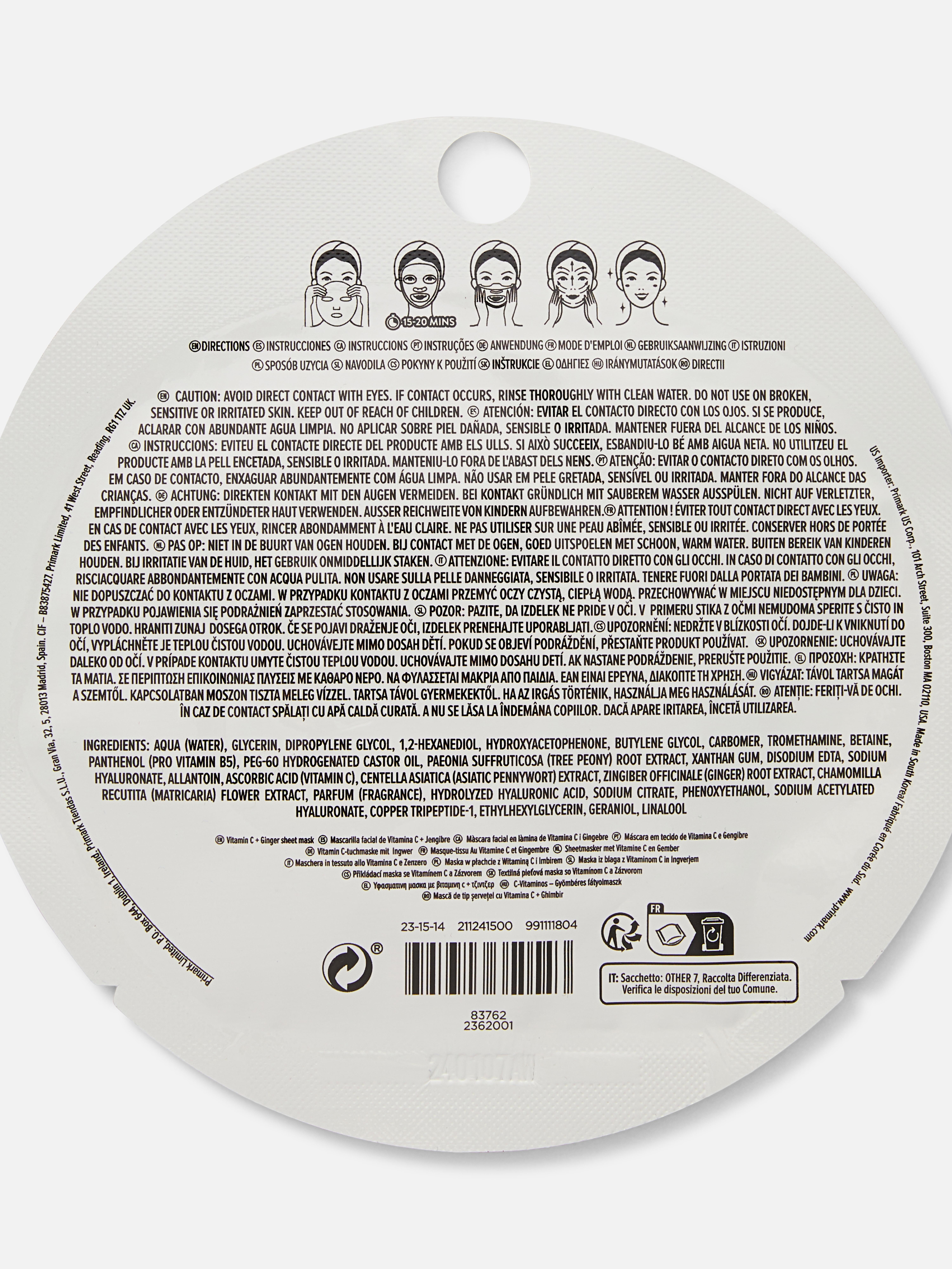 PS... Revive and Hydrate Sheet Mask