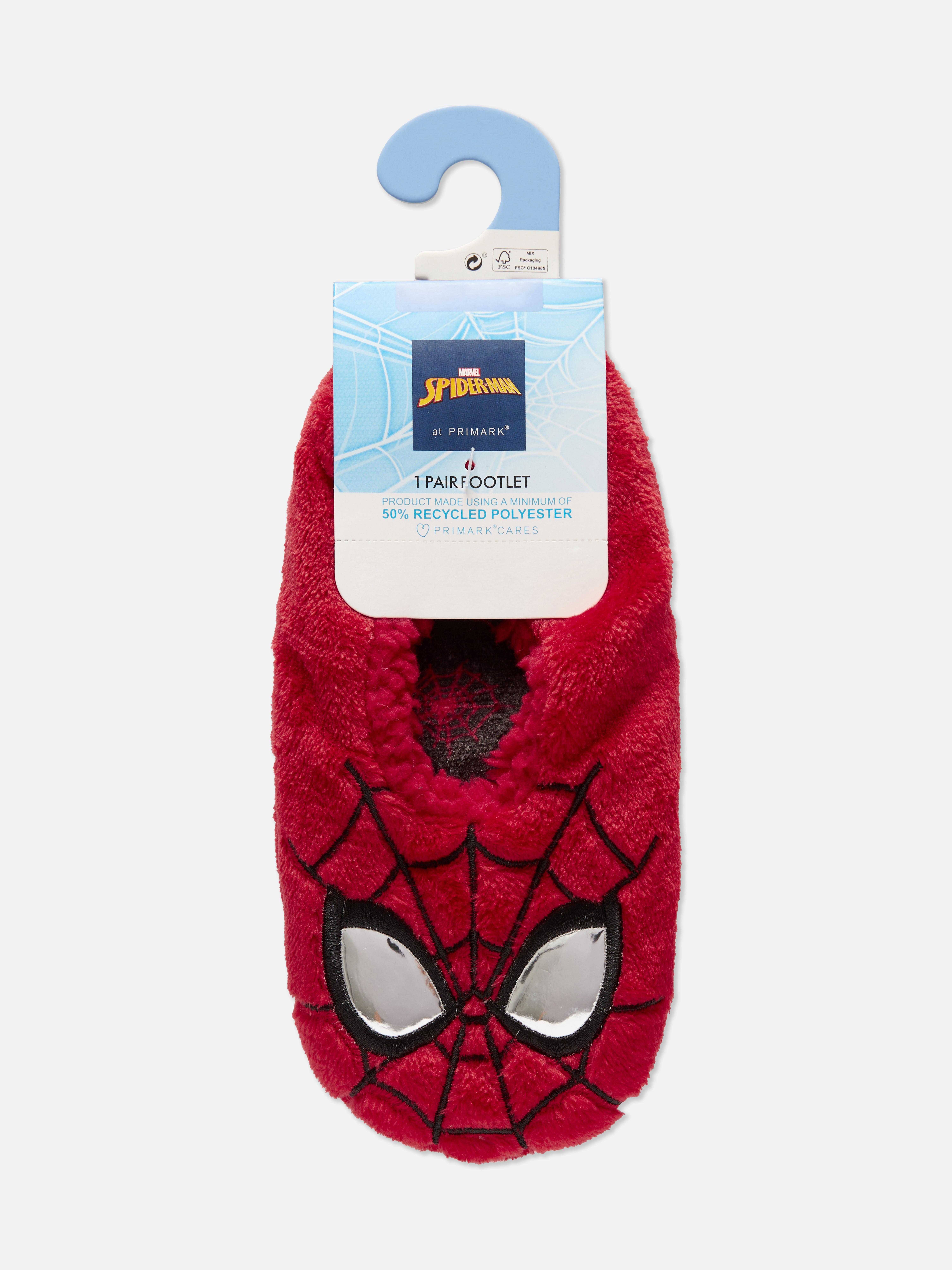 Boys Red Marvel Spider Man Soft Touch Slippers Primark