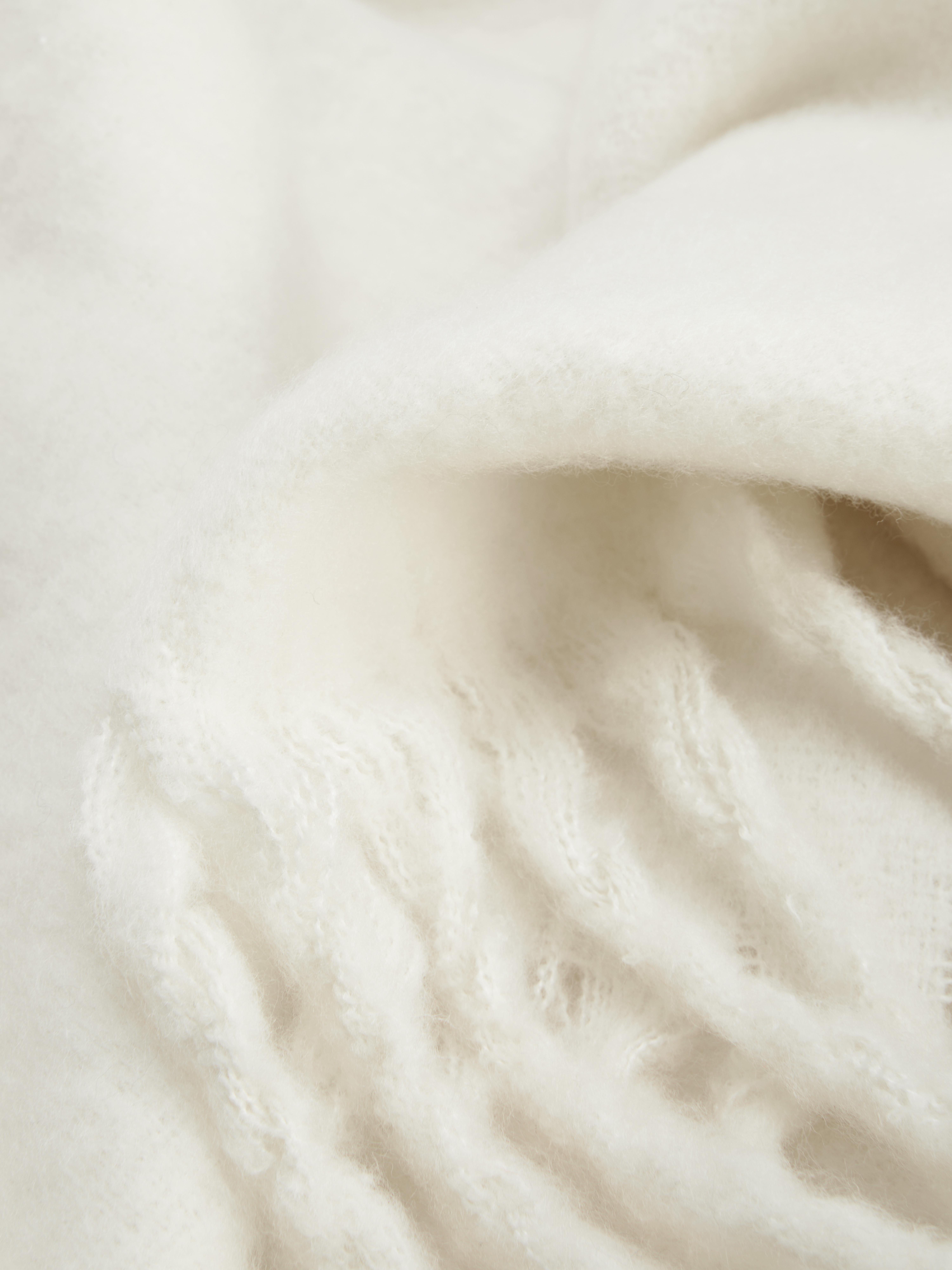 Brushed Tassel Scarf