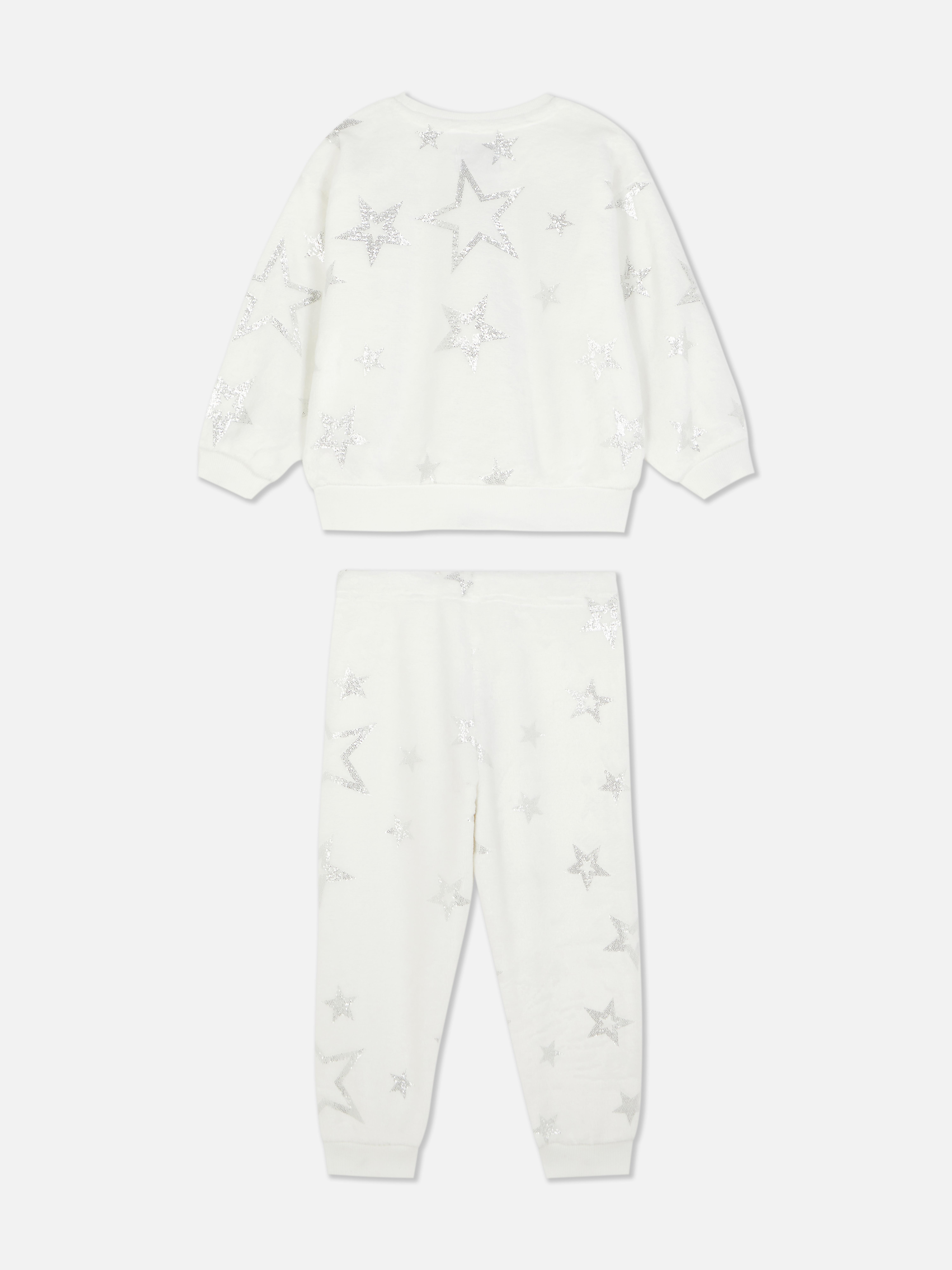 Star fleece pyjamas hotsell