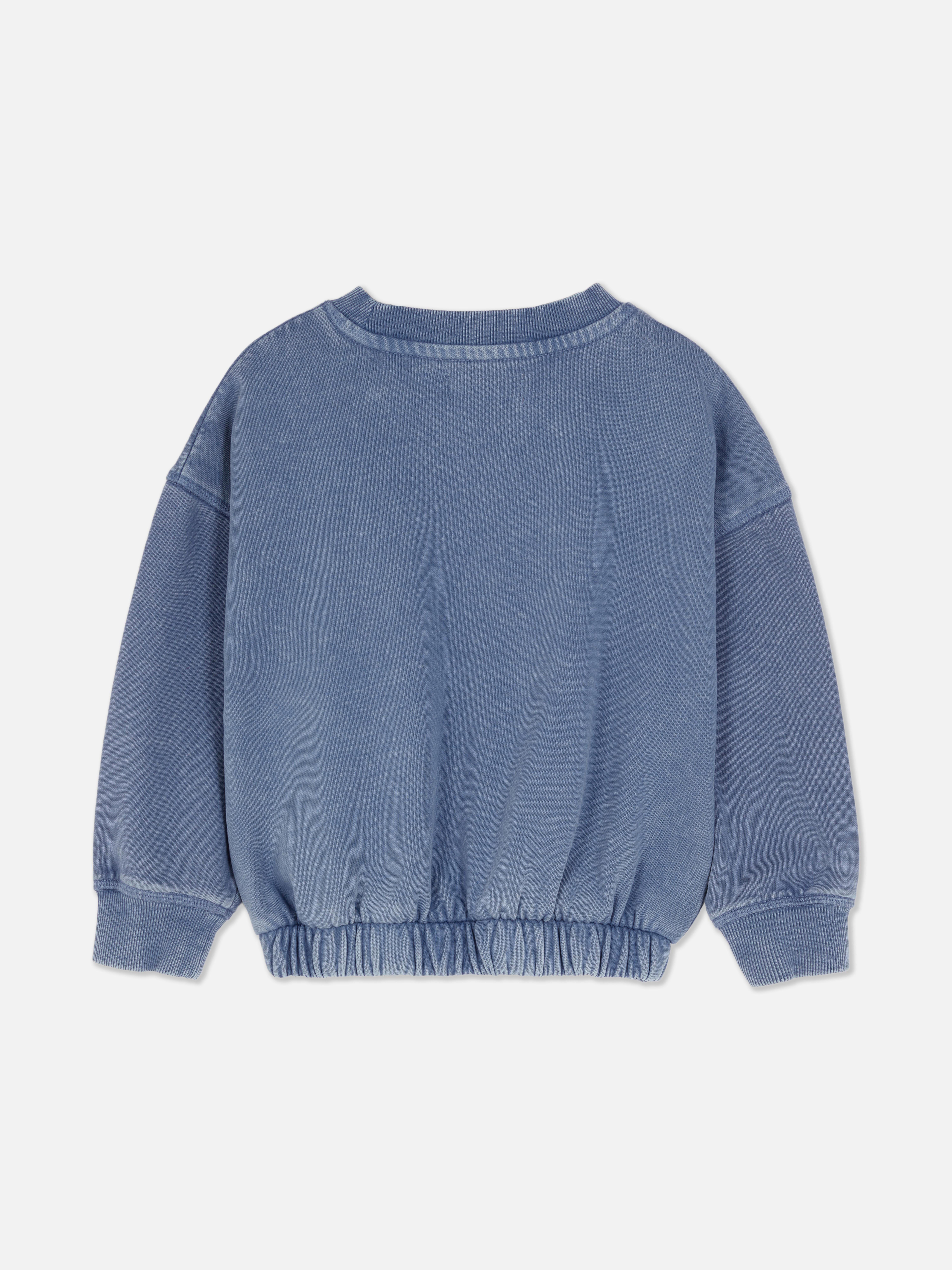 Girls Blue Co ord Acid Wash Sweatshirt Primark