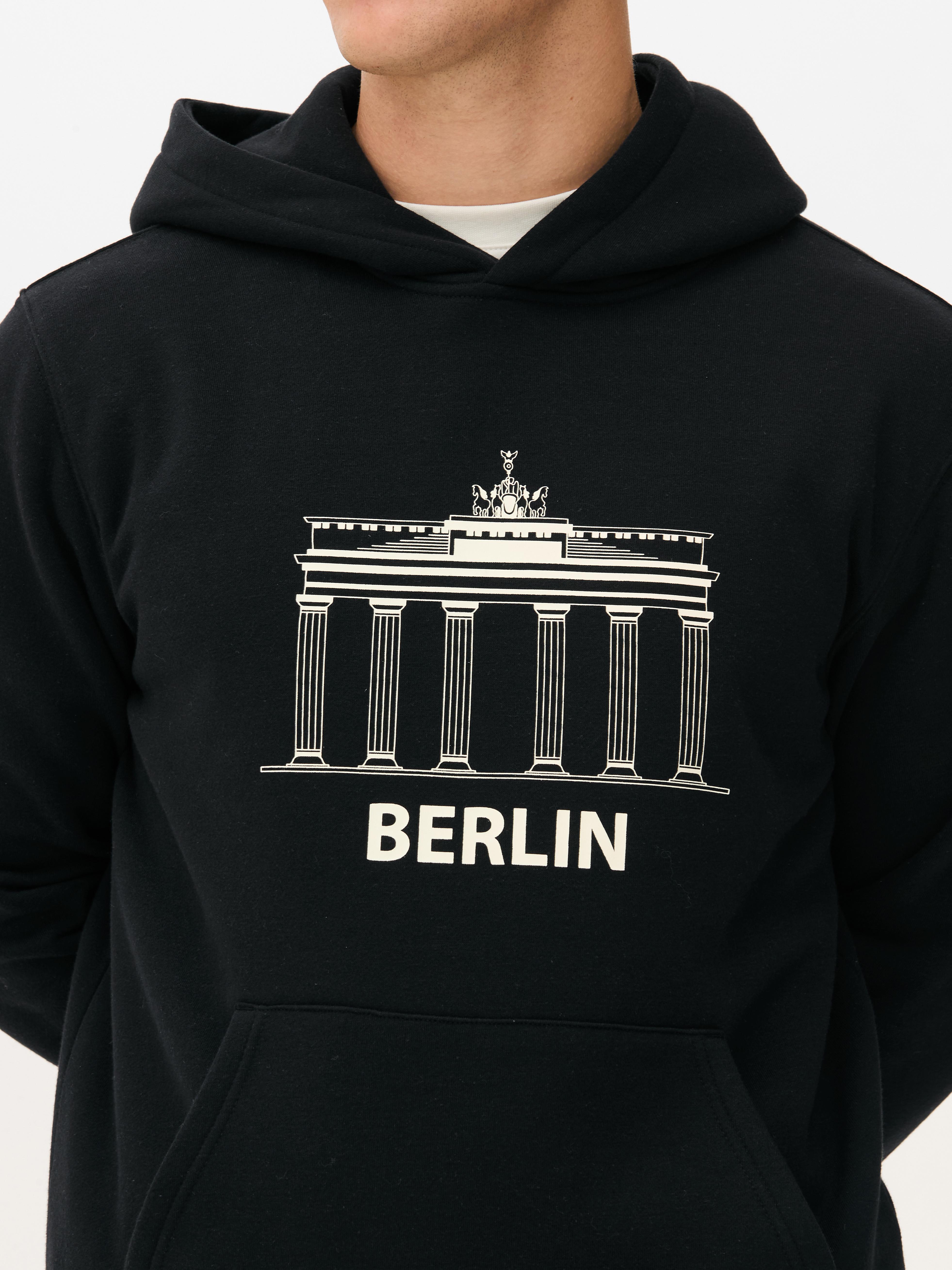 „Berlin“ Hoodie mit Grafik