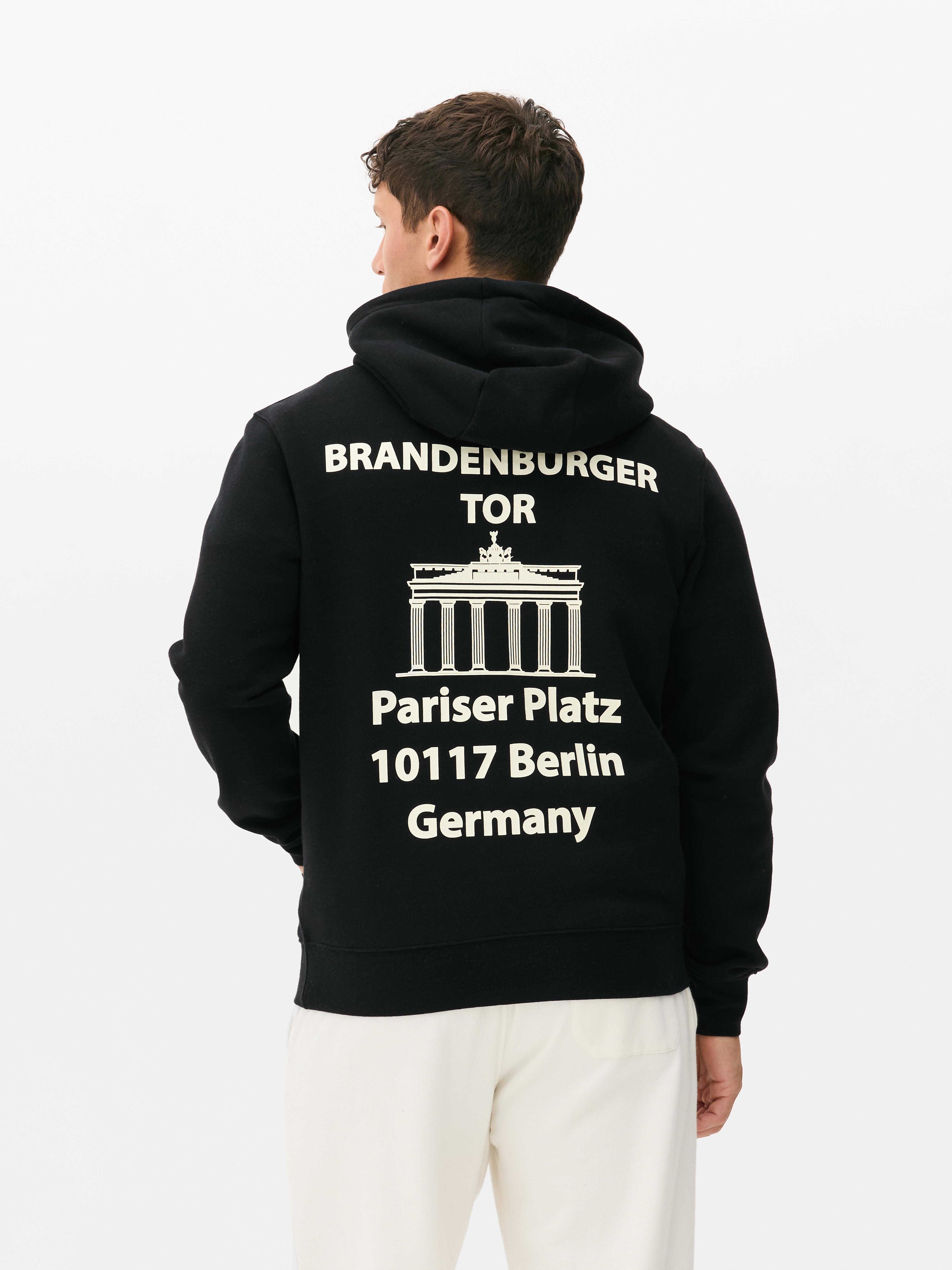„Berlin“ Hoodie mit Grafik
